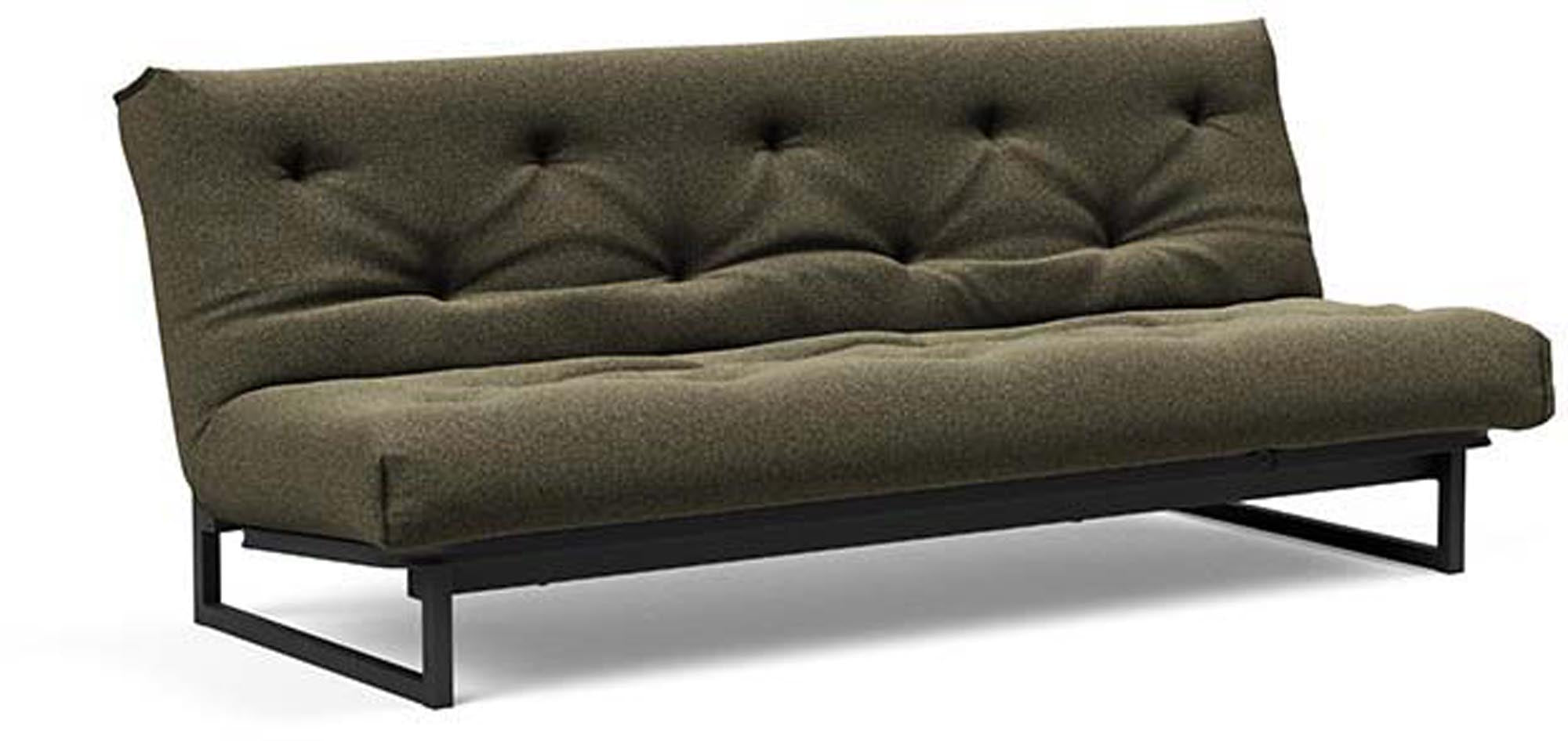 Erleben Sie das Fraction 120 Bettsofa Nordic von Innovation Living – modern, funktional und perfekt für kleine Räume und Übernachtungen.