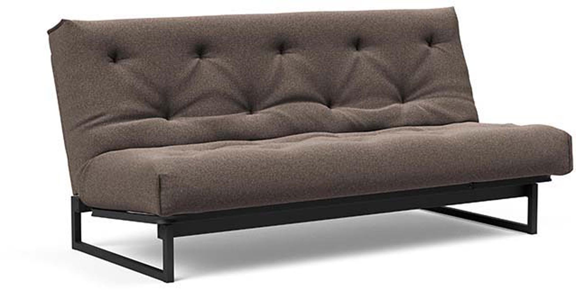 Fraction 140 Bettsofa Nordic von Innovation Living: Stilvolles, platzsparendes Sofa, das mühelos in ein komfortables Bett umgewandelt werden kann.