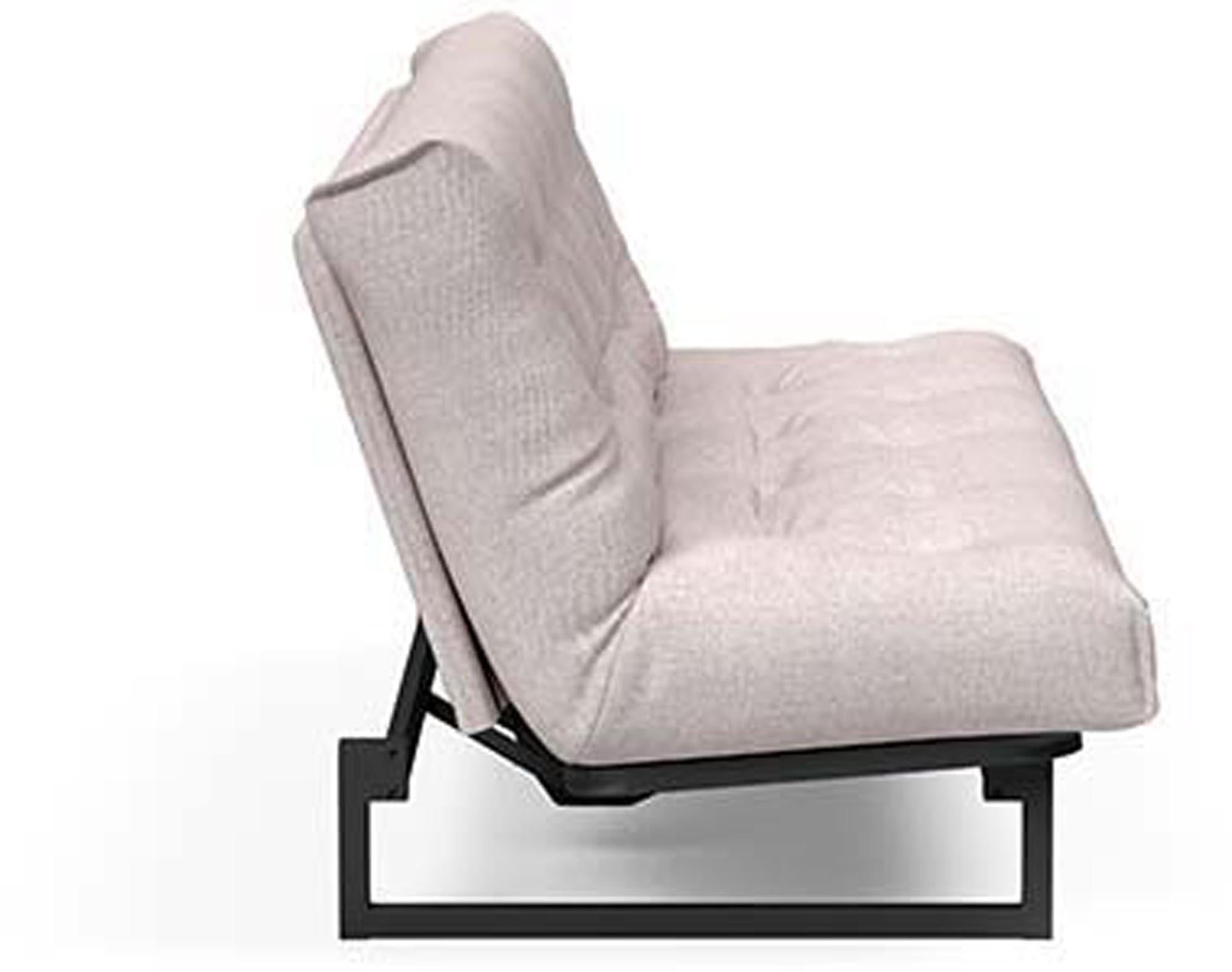Entdecken Sie das Fraction 120 Bettsofa Nordic Spring von Innovation Living – stilvolles skandinavisches Design, ideal für kompakte Wohnräume und gemütliche Nächte.