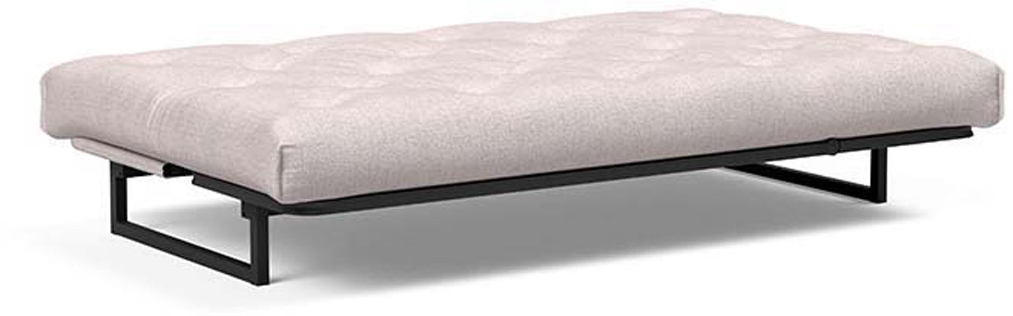 Erleben Sie das Fraction 120 Bettsofa Nordic von Innovation Living – ein elegantes, multifunktionales Sofa, das sich mühelos in ein bequemes Bett verwandelt.