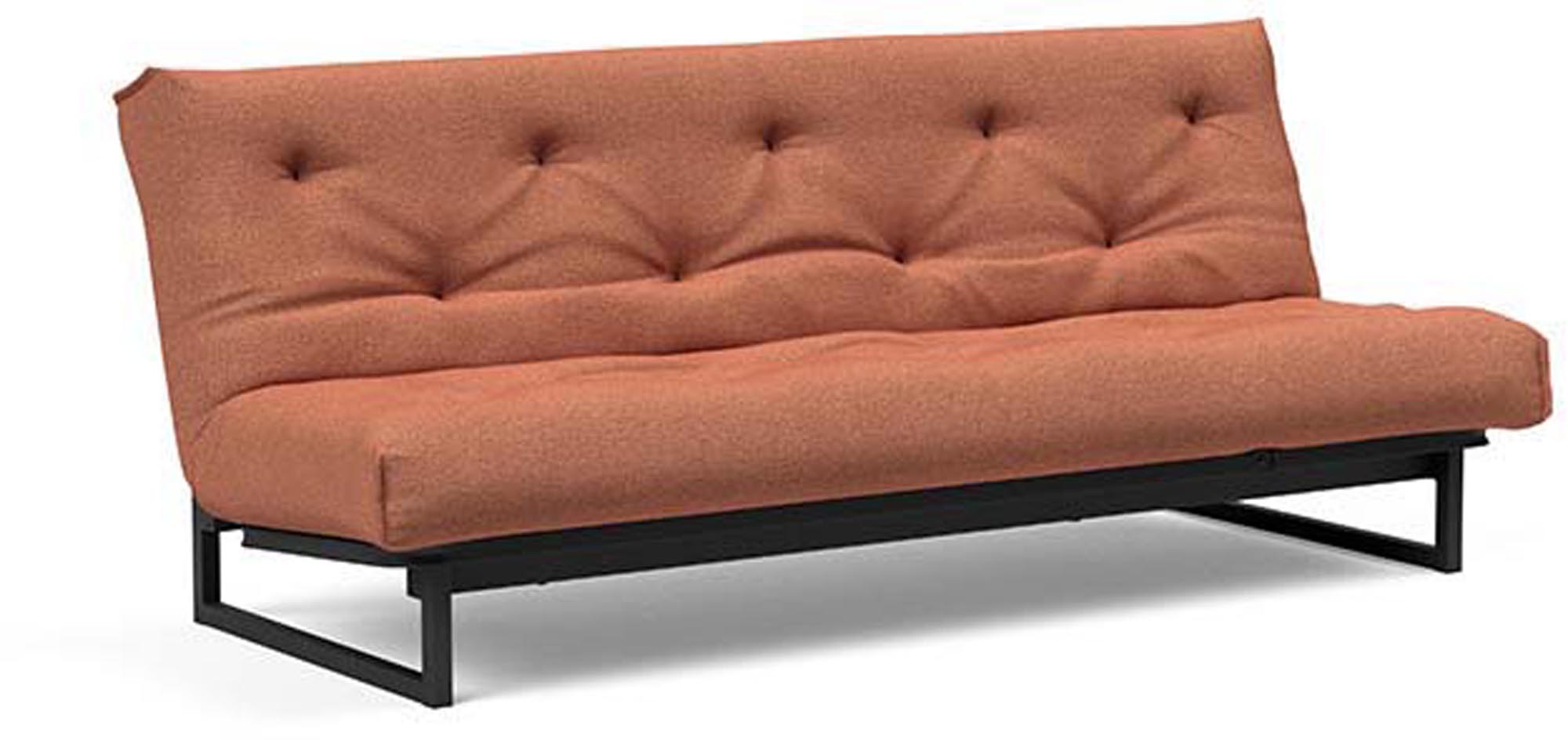 Erleben Sie das Fraction 120 Bettsofa Nordic Spring von Innovation Living – modernes skandinavisches Design, perfekt für kleine Räume und entspannende Nächte.