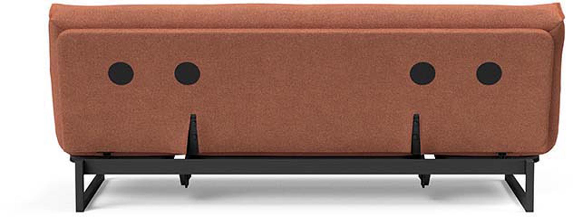 Erleben Sie das Fraction 120 Bettsofa Nordic Spring von Innovation Living – modernes skandinavisches Design, perfekt für kleine Räume und entspannende Nächte.