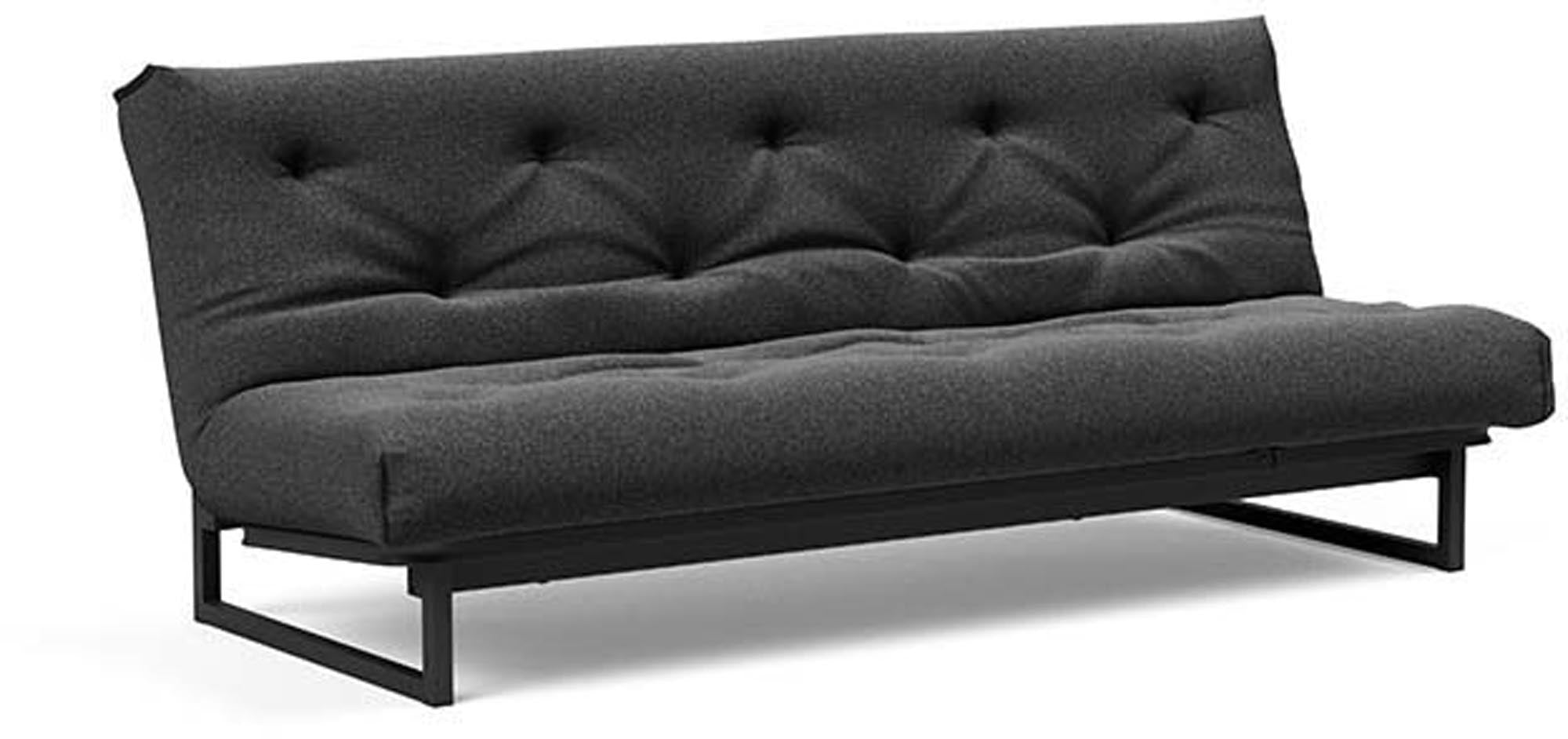 Erleben Sie das Fraction 120 Bettsofa Nordic Spring von Innovation Living – modernes skandinavisches Design, perfekt für kleine Räume und entspannende Nächte.