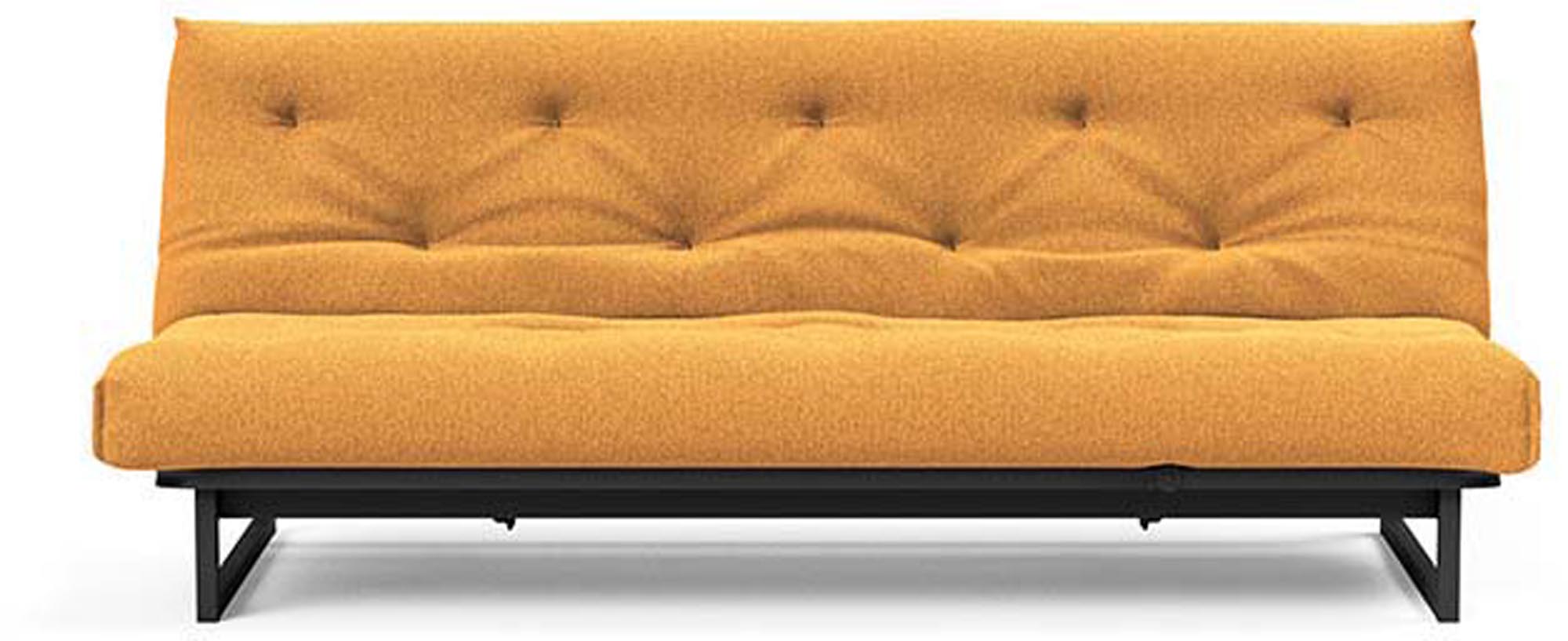 Entdecken Sie das Fraction 120 Bettsofa Nordic Spring von Innovation Living – stilvolles skandinavisches Design, ideal für kompakte Wohnräume und gemütliche Nächte.