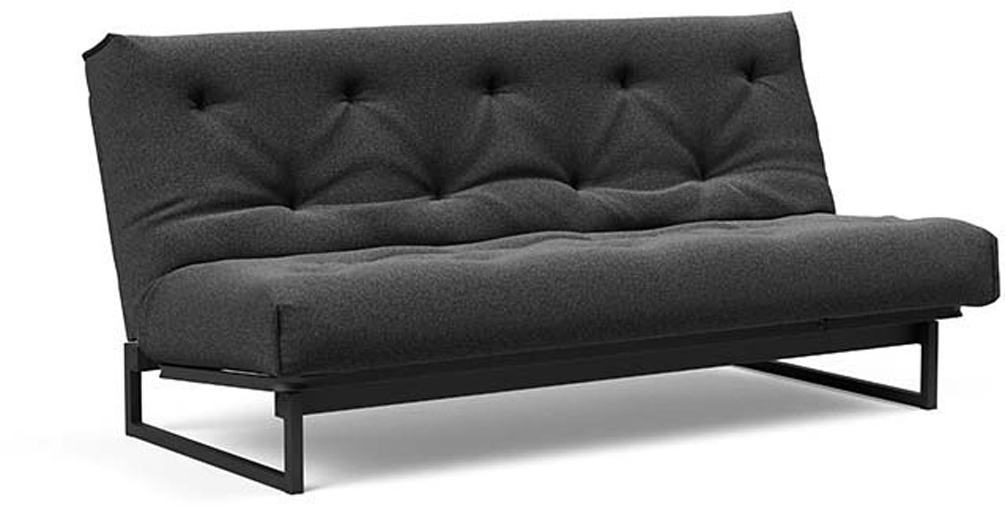 Erleben Sie das Fraction 140 Bettsofa Nordic Spring von Innovation Living: modernes skandinavisches Design, ideal für platzsparende Lösungen und Übernachtungen.