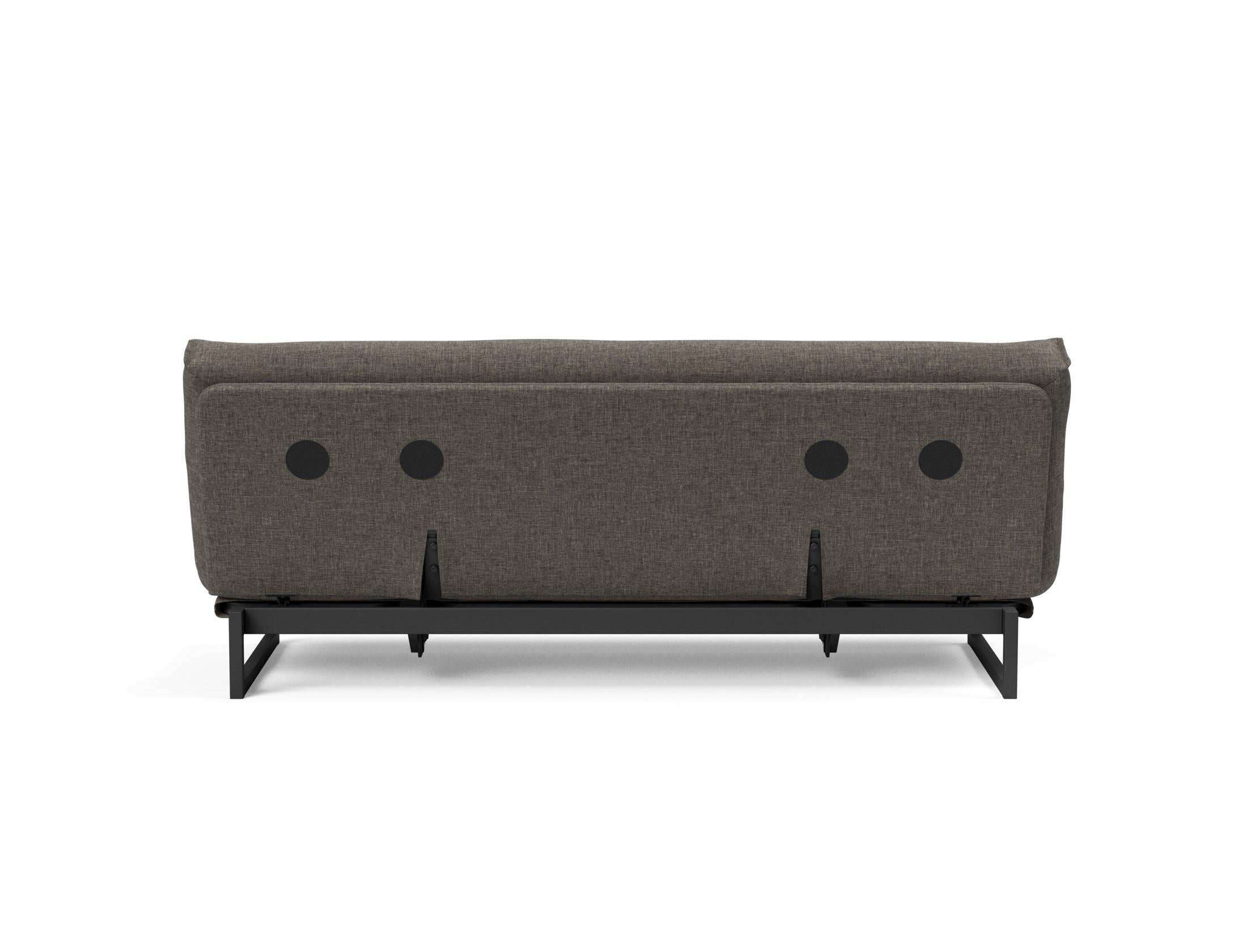 Fraction 120 Bettsofa Nordic: Stilvolles Schlafsofa mit hochwertiger Taschenfederkernmatratze. Ideal für modernes Wohnen und flexible Nutzung.