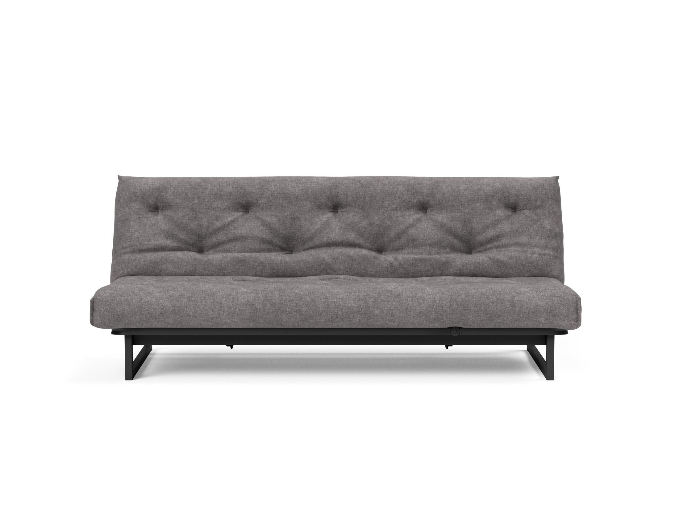 Fraction 120 Bettsofa Nordic Soft Spring: stilvolles skandinavisches Sofa, perfekt für kleine Wohnungen, vereint Komfort und Funktionalität für entspannte Nächte.