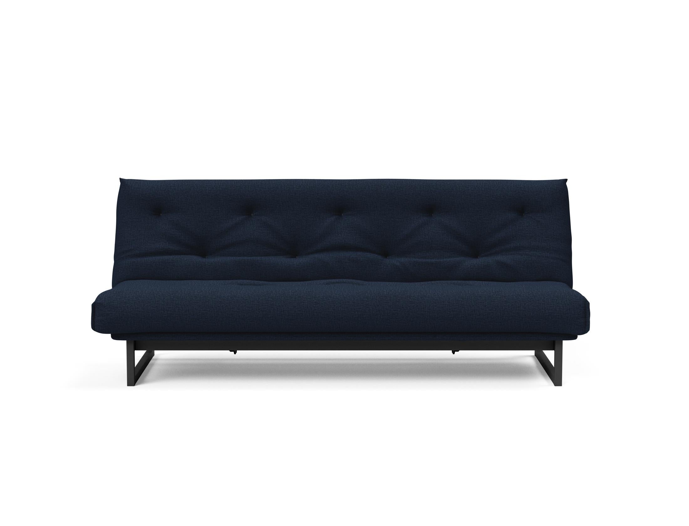 Fraction 120 Bettsofa Nordic von Innovation Living: Stilvolles Design, höchste Komfort mit Taschenfederkernmatratze. Ideal für Wohnzimmer und Gästezimmer.