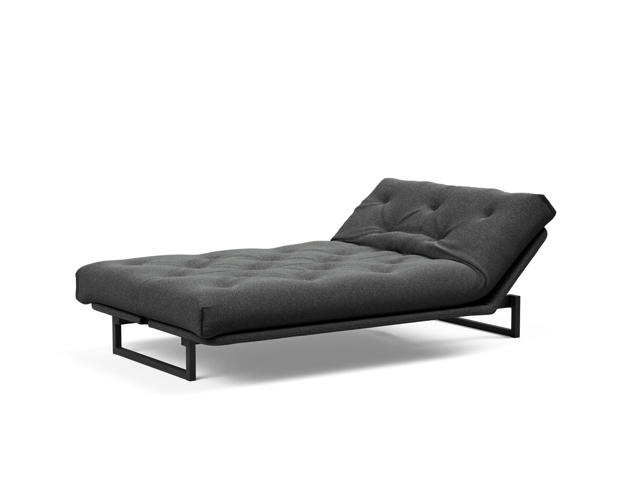 Fraction 120 Bettsofa Nordic: Elegantes Design trifft auf höchsten Komfort. Perfekt für kleine Räume und vielseitige Nutzung als Sofa oder Bett.