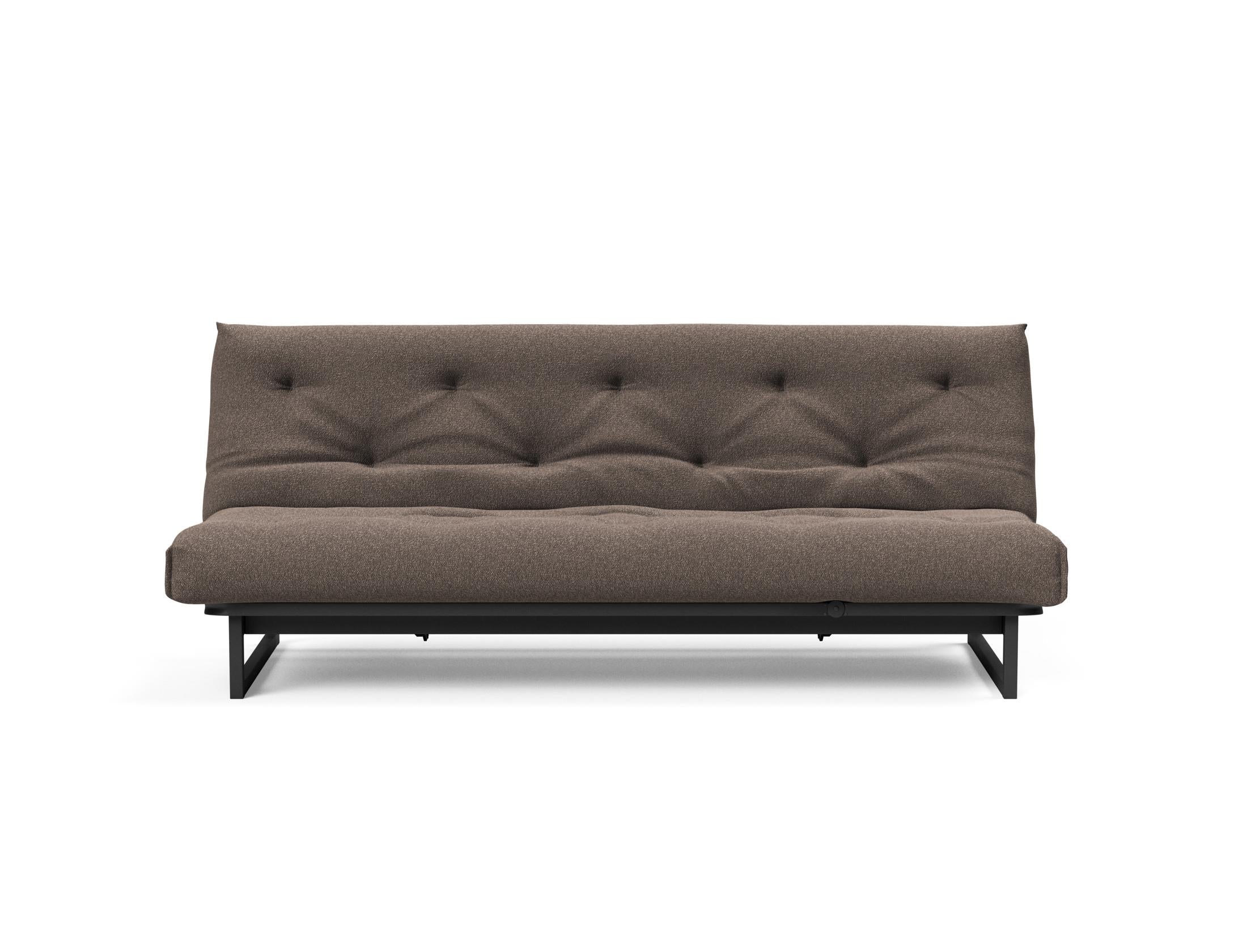 Modernes Fraction 120 Bettsofa von Innovation Living, ideal für kleine Räume, vereint Komfort und skandinavische Ästhetik.