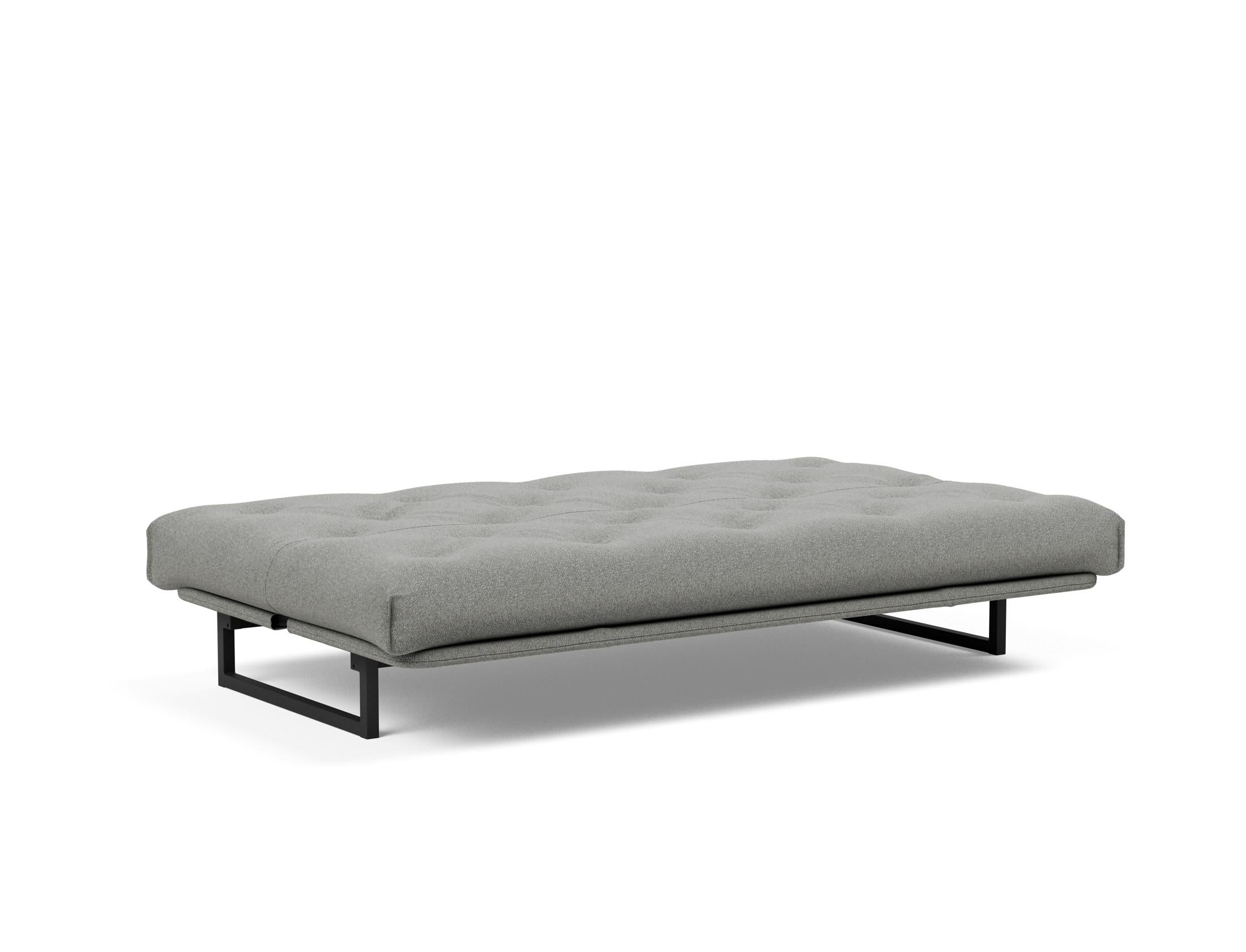 Fraction 120 Bettsofa Nordic: Stilvolles Schlafsofa mit hochwertiger Taschenfederkernmatratze. Ideal für modernes Wohnen und flexible Nutzung.