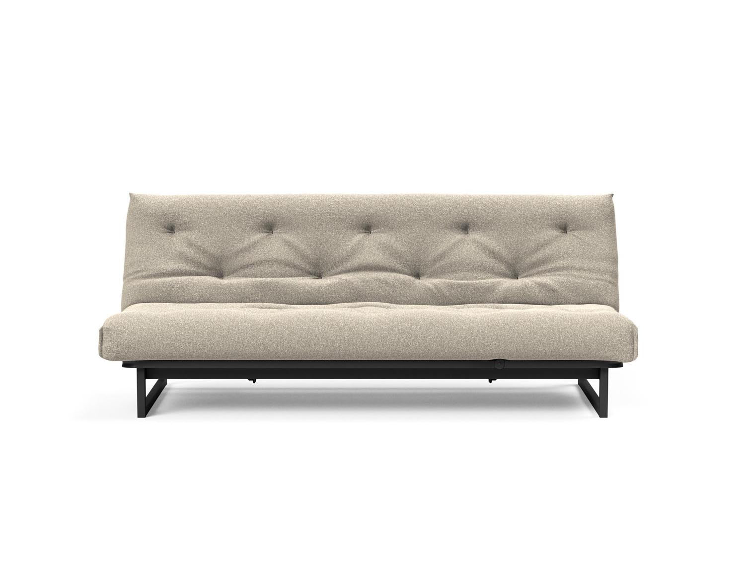 Modernes Fraction 120 Bettsofa von Innovation Living, ideal für kleine Räume, vereint skandinavisches Design mit hohem Sitzkomfort.