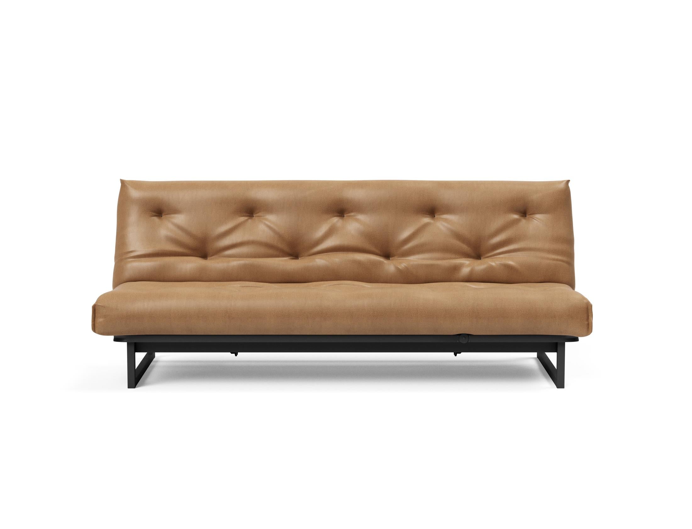 Modernes Fraction 120 Bettsofa von Innovation Living, ideal für kleine Räume, vereint skandinavische Eleganz mit optimalem Komfort.