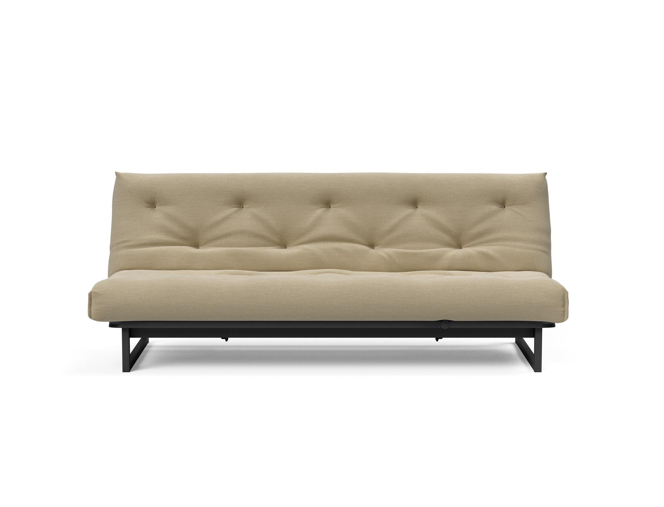 Modernes Fraction 120 Bettsofa von Innovation Living, ideal für kleine Räume, vereint skandinavische Eleganz mit hervorragendem Komfort.