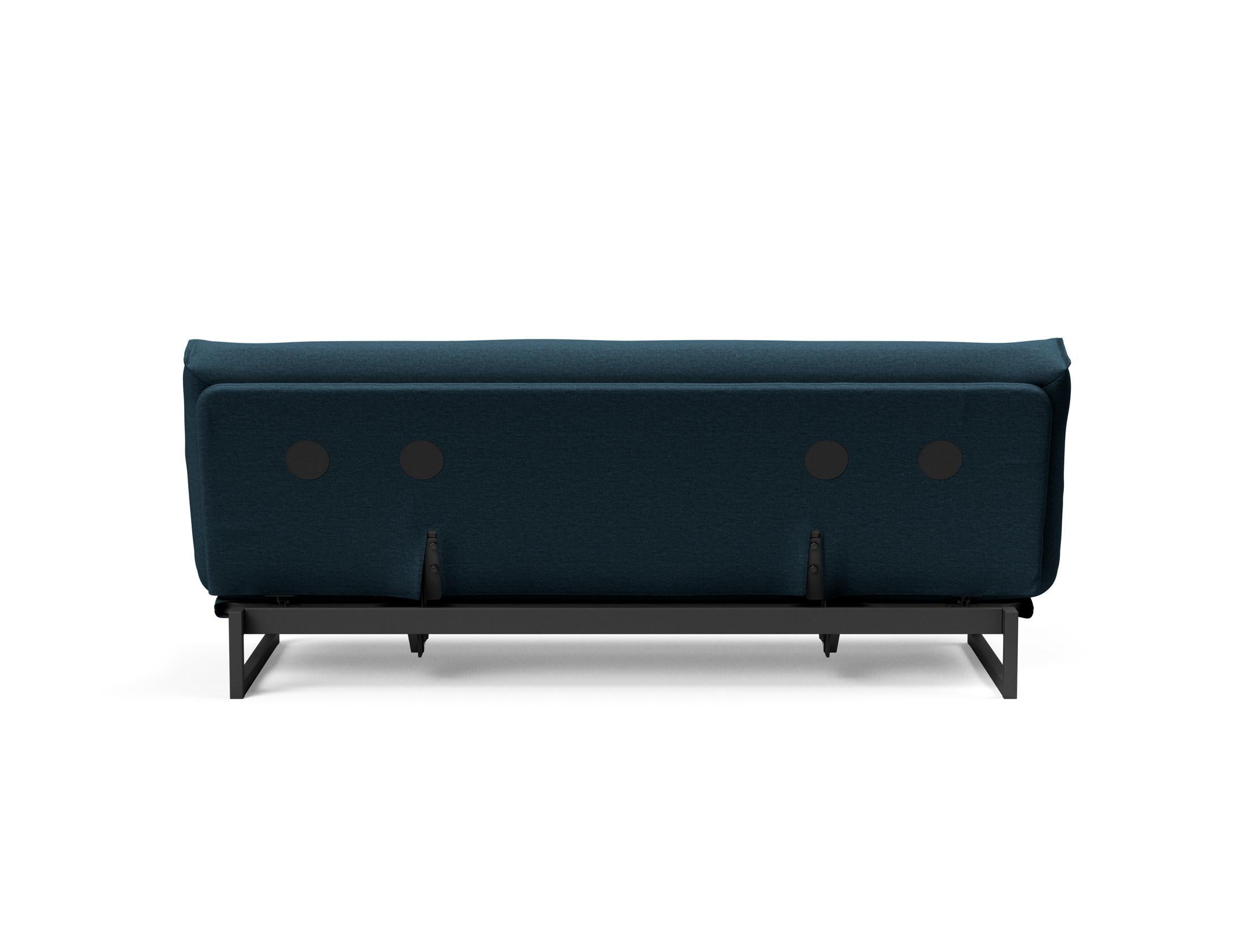 Fraction 120 Bettsofa Nordic: Stilvolles Schlafsofa mit hochwertiger Taschenfederkernmatratze. Ideal für modernes Wohnen und flexible Nutzung.