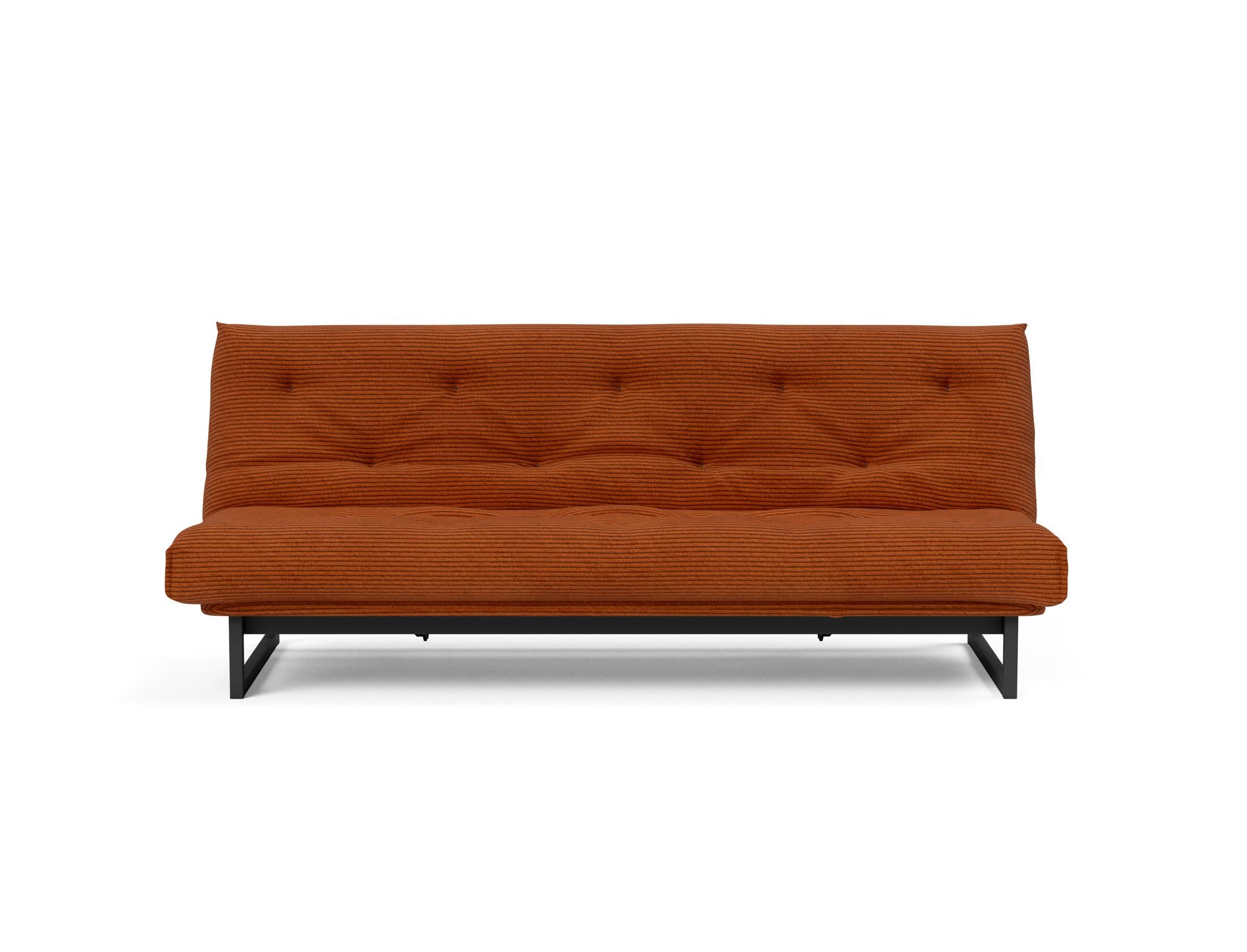 Modernes Fraction 120 Bettsofa Nordic mit hochwertigem Soft Spring Bezug, ideal für gemütliche Wohnräume und als Schlafsofa.