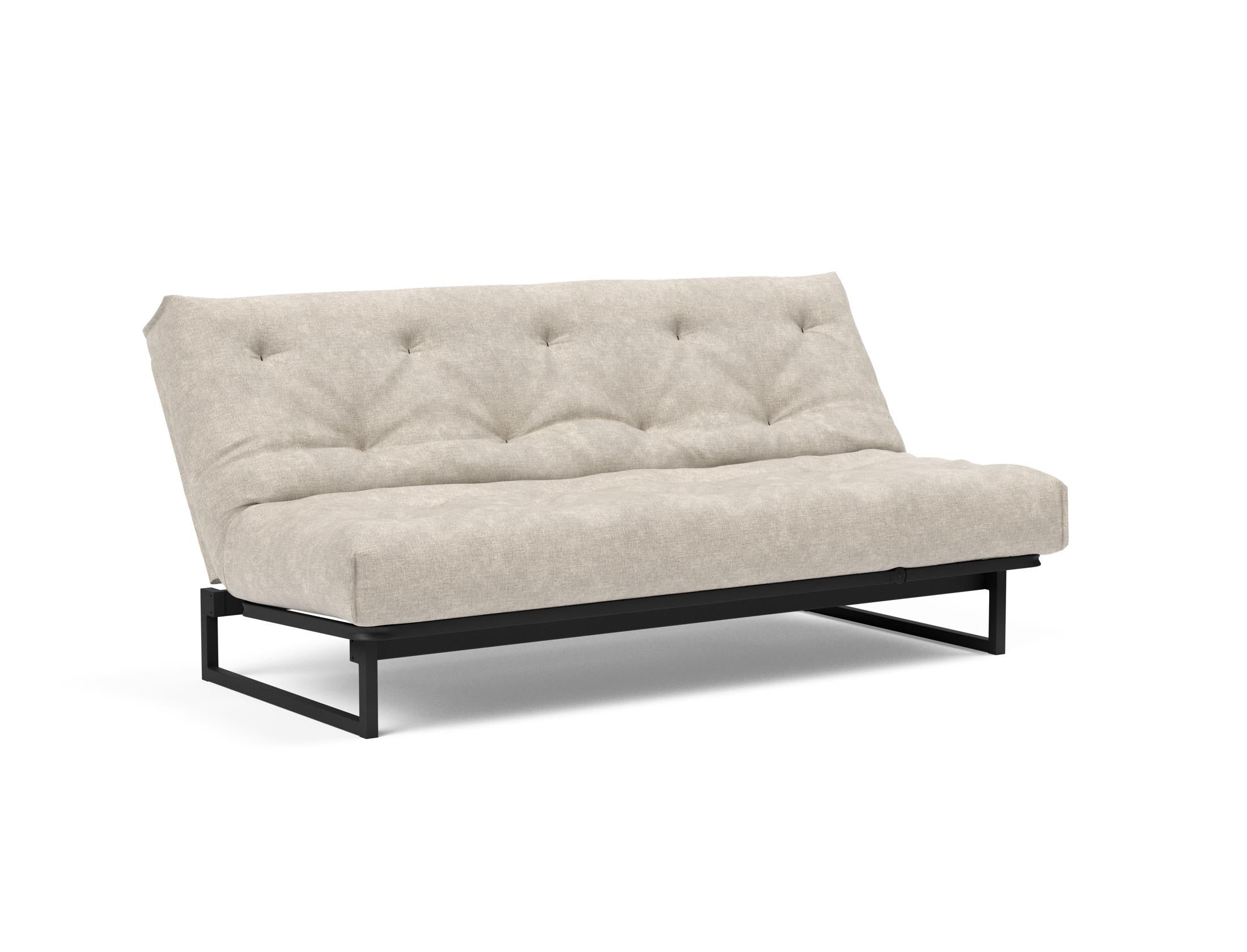 Fraction 140 Bettsofa Nordic: Stilvolles, funktionales Sofa für kleine Räume. Hochwertige Materialien und flexible Liegepositionen für optimalen Komfort.
