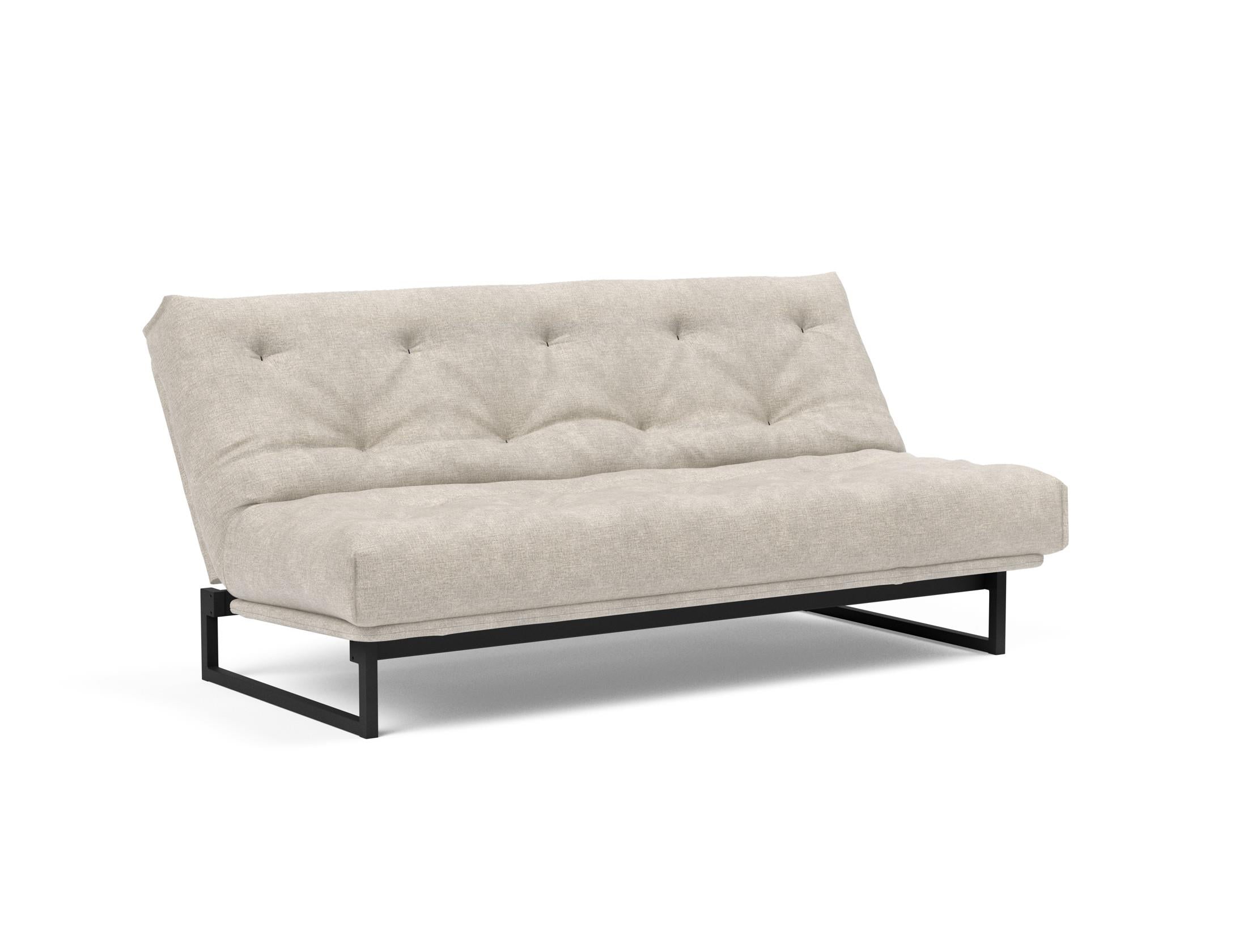 Fraction 140 Bettsofa Nordic: Stilvolles Schlafsofa mit hochwertiger Matratze. Ideal für Wohnzimmer und Gästezimmer – Komfort und Eleganz vereint.