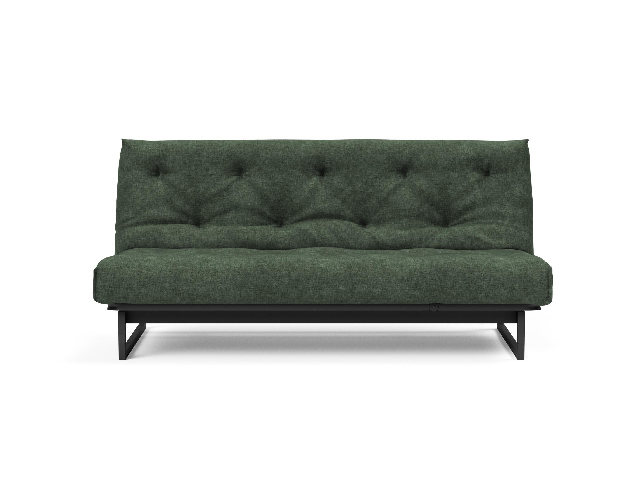 Fraction 140 Bettsofa Nordic Soft Spring: elegantes skandinavisches Design, ideal für kleine Räume, vereint Komfort und Funktionalität für erholsame Nächte.