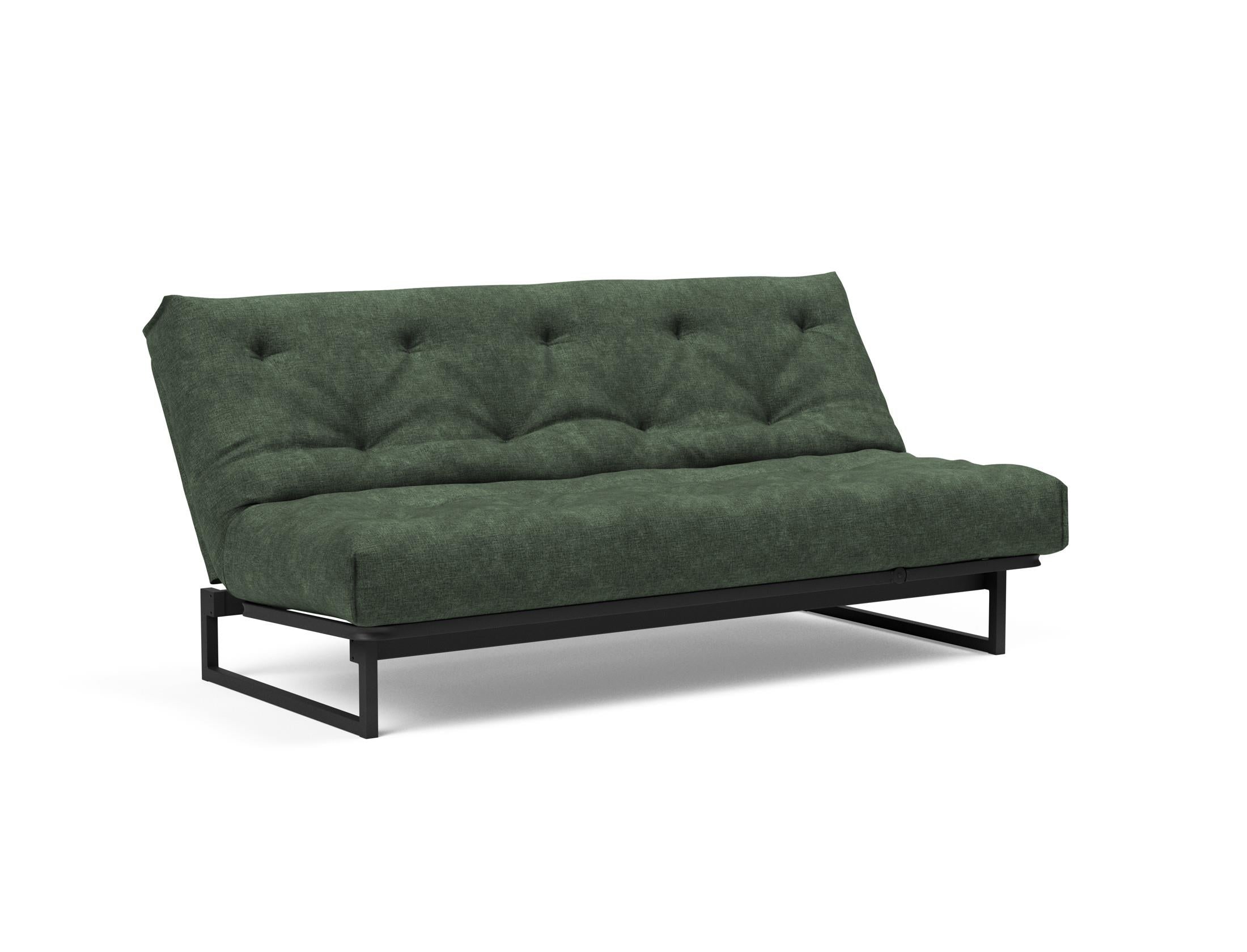 Fraction 140 Bettsofa Nordic: Stilvolles, multifunktionales Sofa für kompakte Räume, bietet höchsten Komfort und anpassbare Liegepositionen.