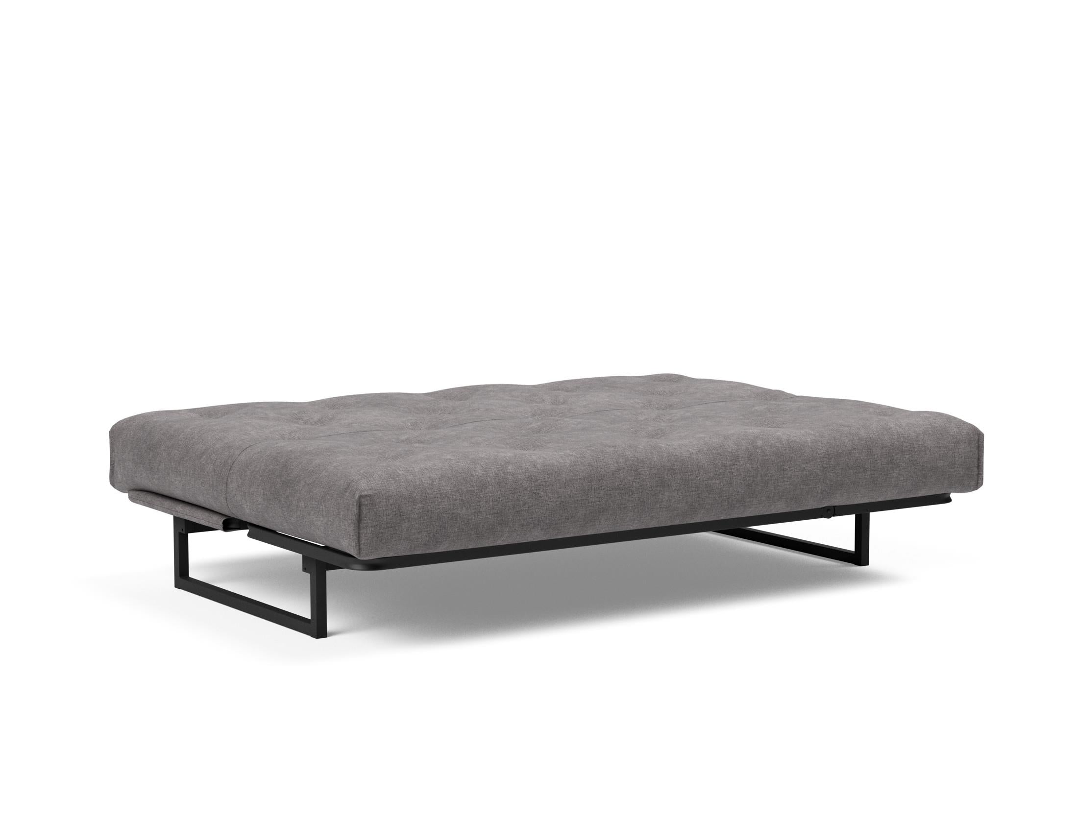 Fraction 140 Bettsofa Nordic: Stilvolles, multifunktionales Sofa für kompakte Räume, bietet höchsten Komfort und anpassbare Liegepositionen.