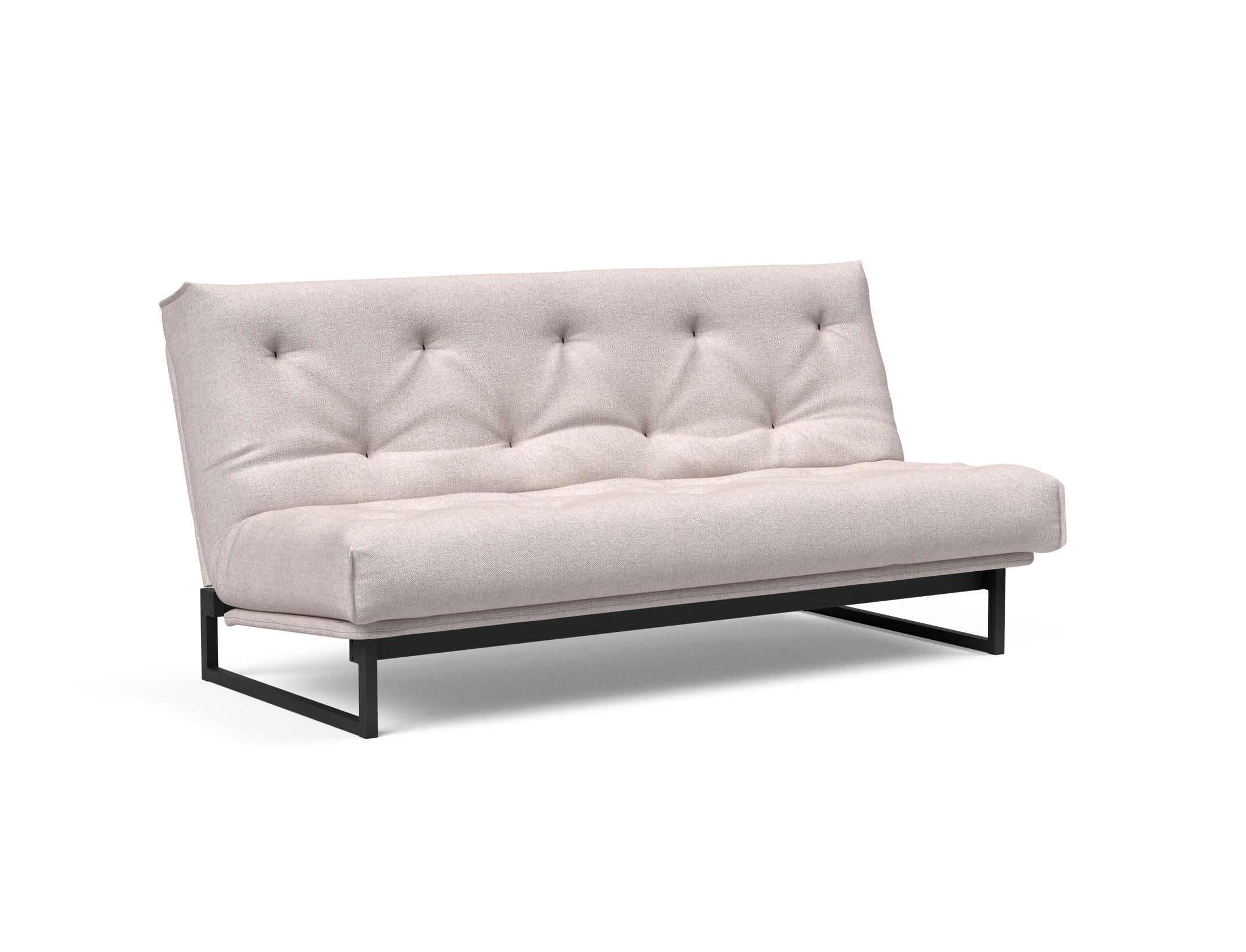 Fraction 140 Bettsofa Nordic: Stilvolles Schlafsofa mit hochwertiger Matratze. Ideal für Wohnzimmer und Gästezimmer – Komfort und Eleganz vereint.