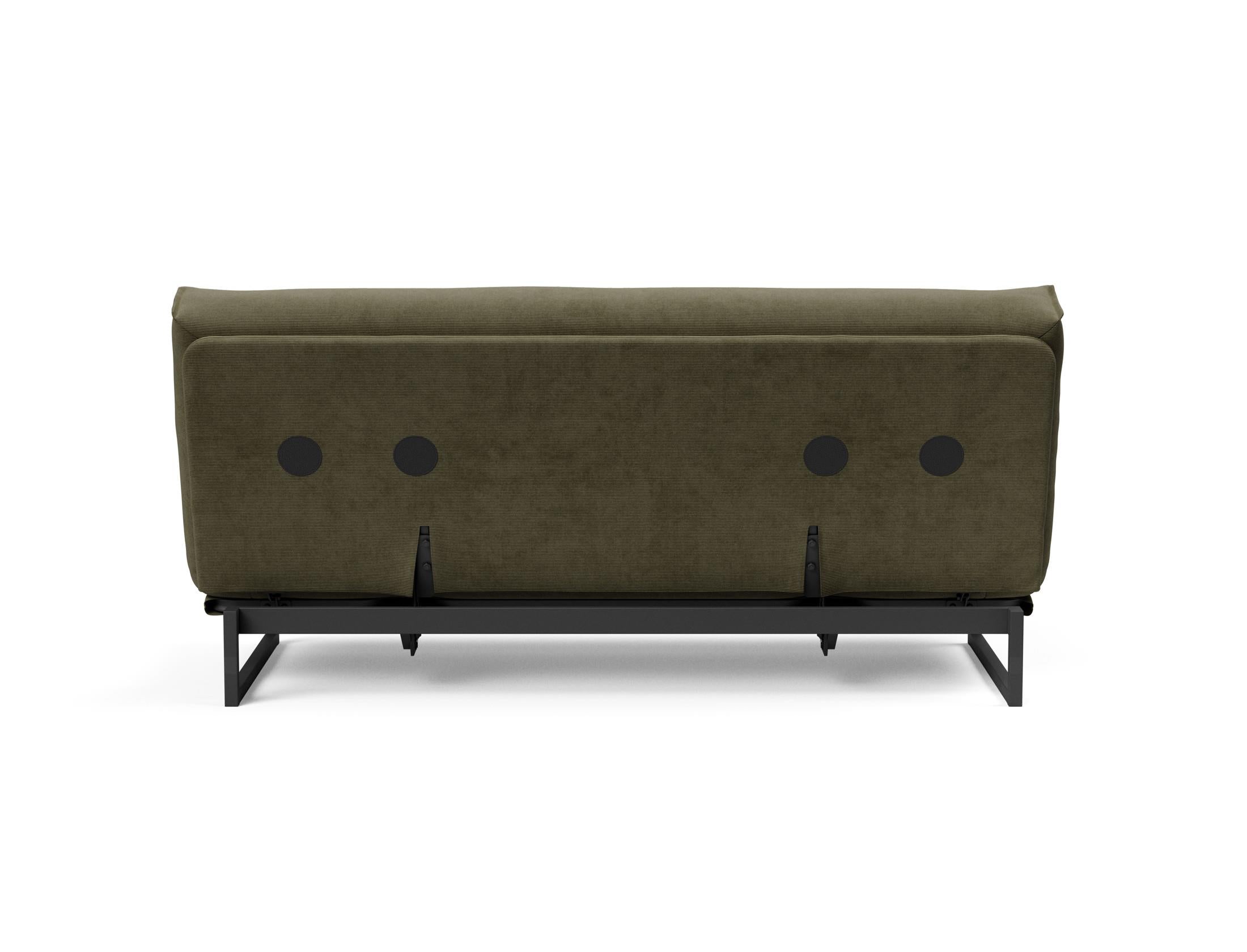 Fraction 140 Bettsofa Nordic: Stilvolles Schlafsofa mit hochwertiger Matratze. Ideal für Wohnzimmer und Gästezimmer – komfortabel und flexibel.