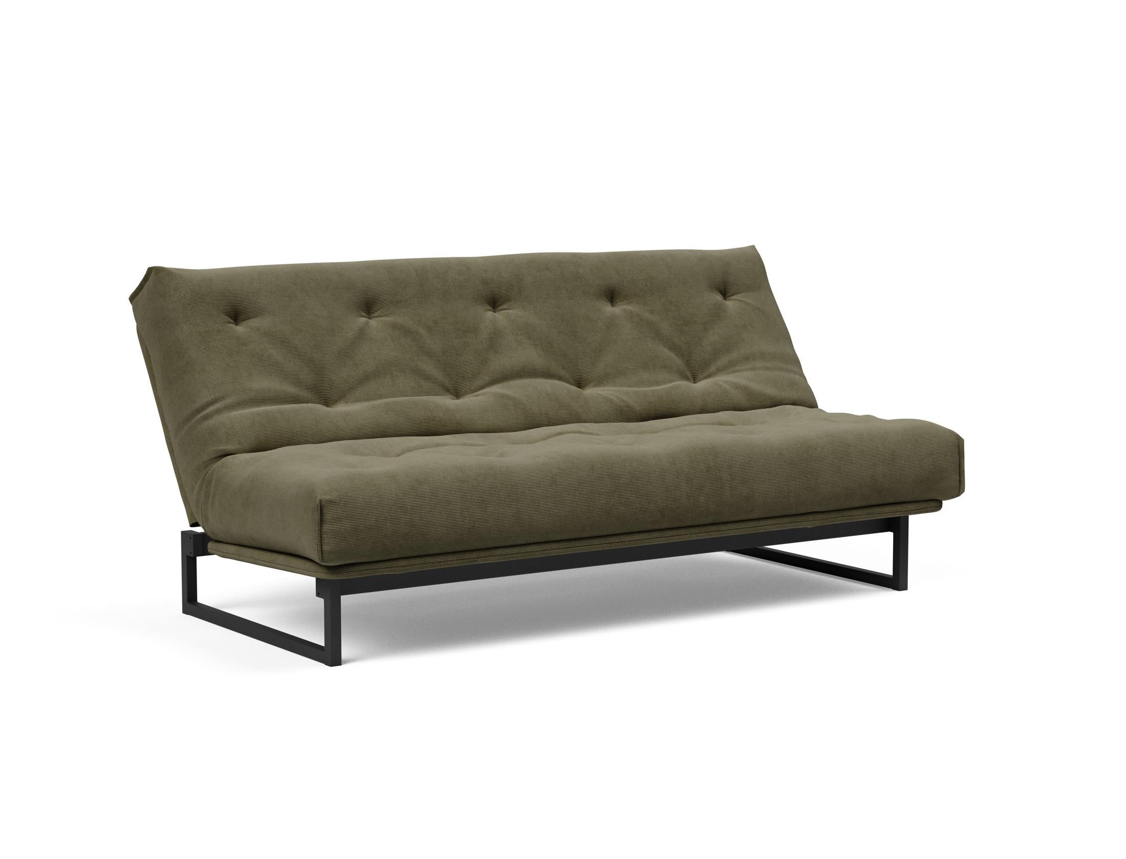Fraction 140 Bettsofa Nordic: Stilvolles Schlafsofa mit hochwertiger Matratze. Ideal für Wohnzimmer und Gästezimmer – Komfort und Eleganz vereint.
