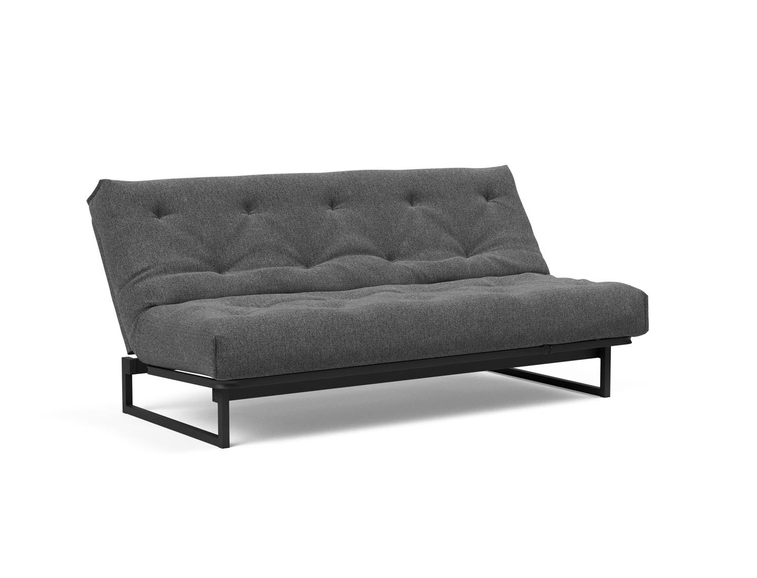 Fraction 140 Bettsofa Nordic: Stilvolles, multifunktionales Sofa für kompakte Räume, bietet höchsten Komfort und anpassbare Liegepositionen.