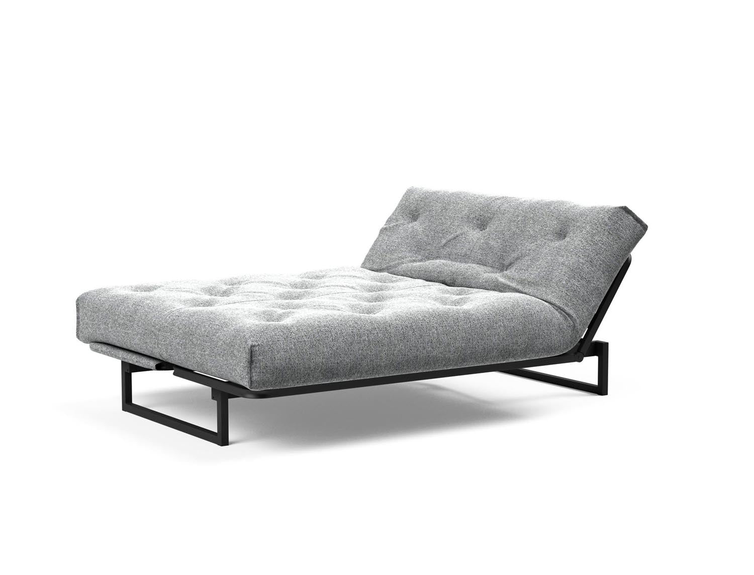 Fraction 140 Bettsofa Nordic: Elegantes, funktionales Sofa für kleine Räume, vereint skandinavisches Design mit optimalem Schlafkomfort und flexibler Nutzung.
