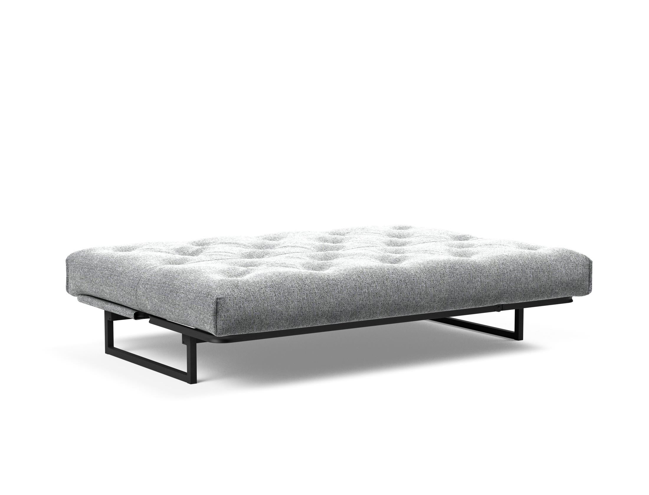 Fraction 140 Bettsofa Nordic: Stilvolles, multifunktionales Sofa für kompakte Räume, bietet höchsten Komfort und anpassbare Liegepositionen.