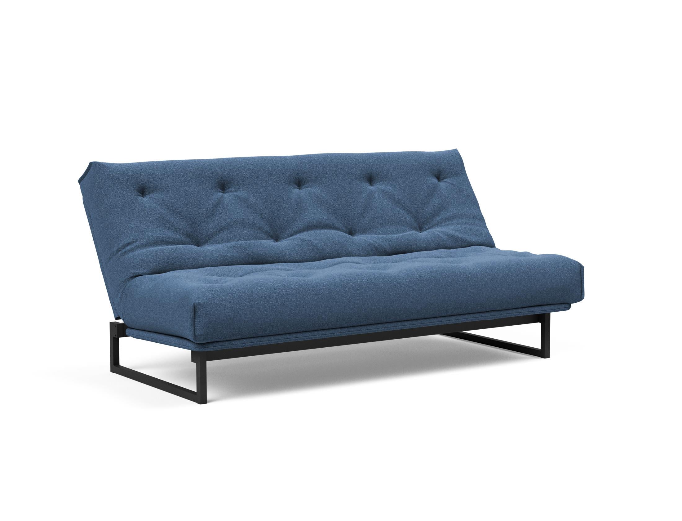 Fraction 140 Bettsofa Nordic: Stilvolles, funktionales Sofa für kompakte Räume. Genießen Sie erstklassigen Komfort dank Soft Spring und skandinavischem Design.