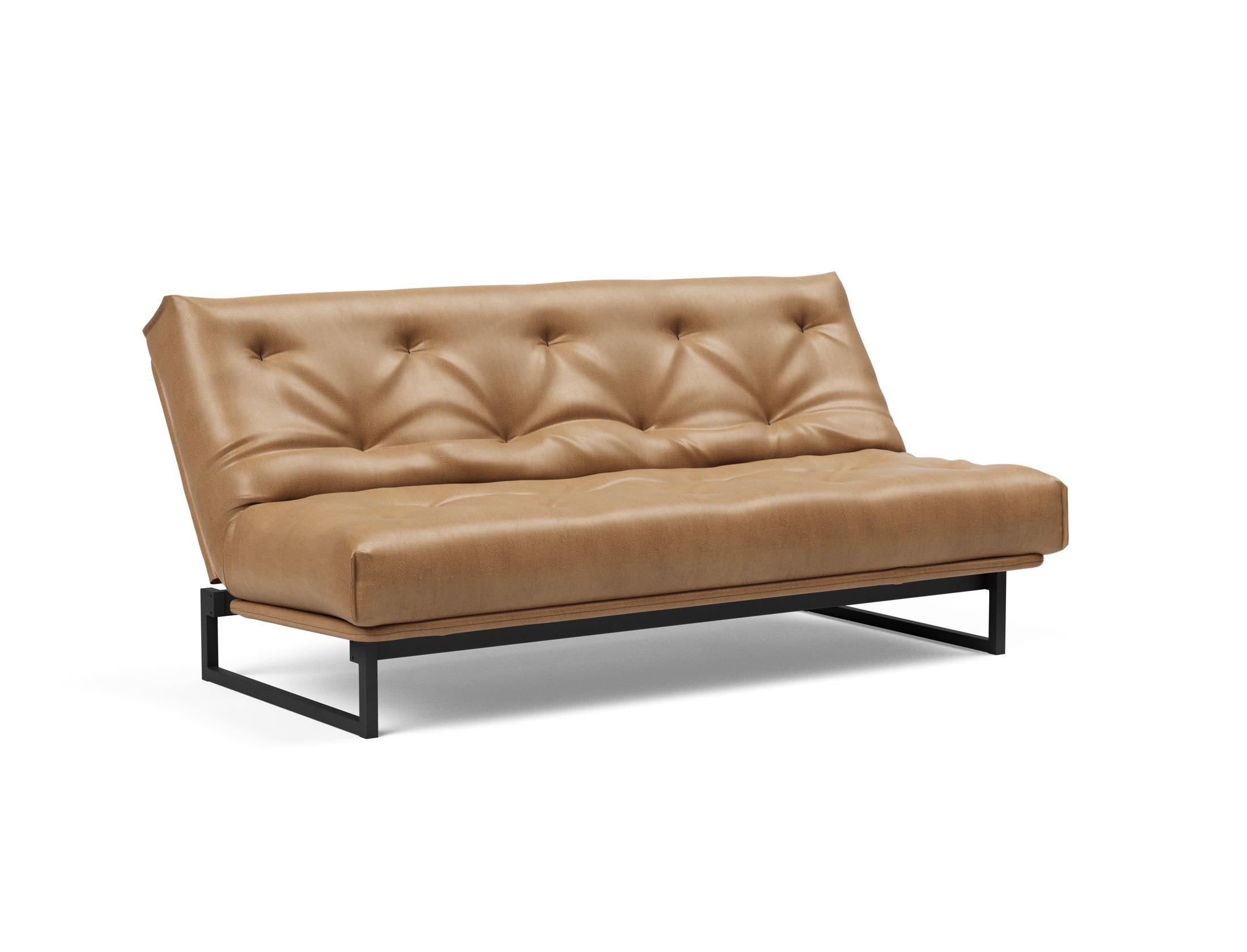 Fraction 140 Bettsofa Nordic: Stilvolles Schlafsofa mit hochwertiger Matratze. Ideal für Wohnzimmer und Gästezimmer – komfortabel und flexibel.