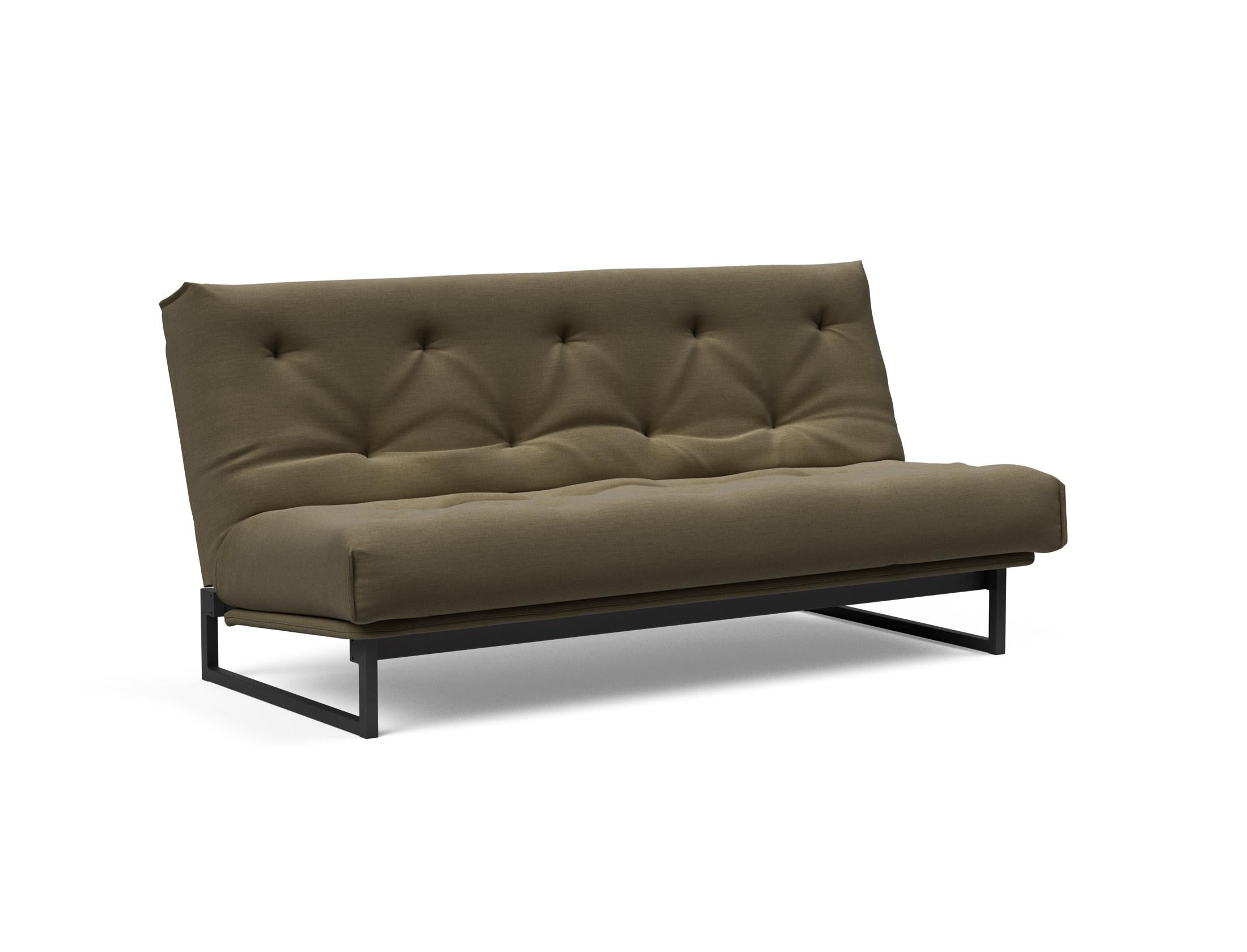 Fraction 140 Bettsofa Nordic: Stilvolles Schlafsofa mit hochwertiger Matratze. Ideal für Wohnzimmer und Gästezimmer – komfortabel und flexibel.
