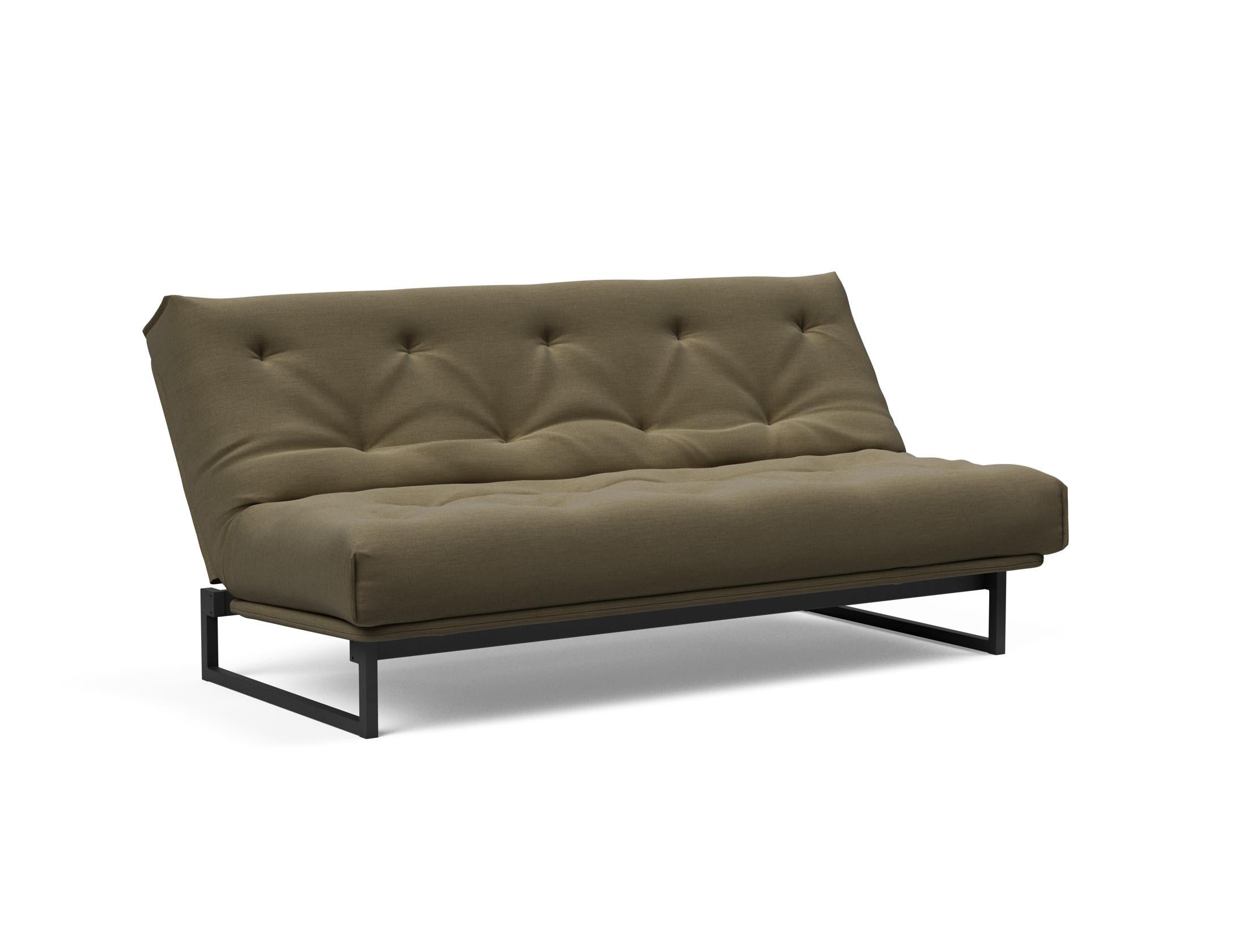 Fraction 140 Bettsofa Nordic: Stilvolles Schlafsofa mit hochwertiger Matratze. Ideal für Wohnzimmer und Gästezimmer – komfortabel und flexibel.