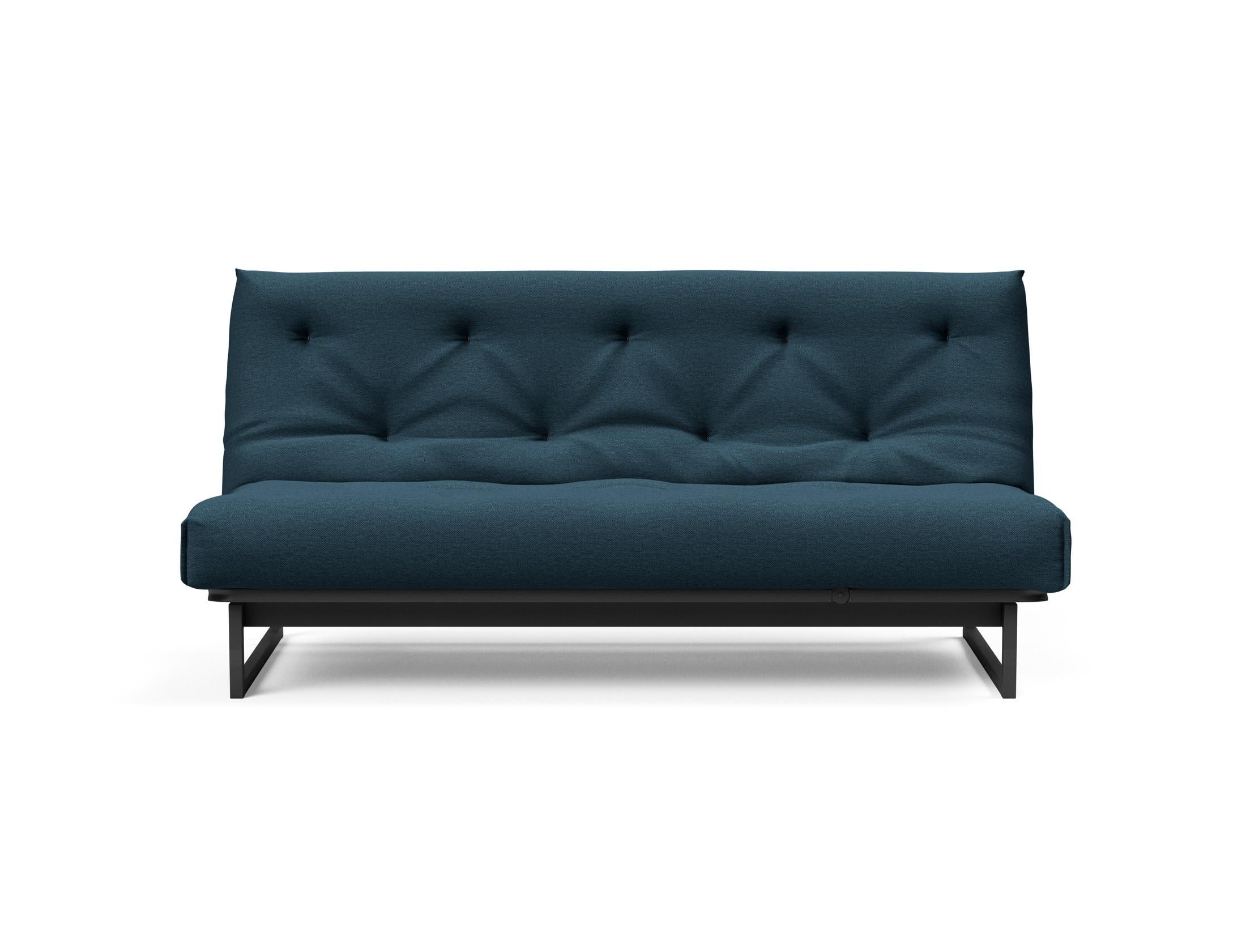 Fraction 140 Bettsofa Nordic Soft Spring: elegantes skandinavisches Design, ideal für kleine Räume, vereint Komfort und Funktionalität für erholsame Nächte.