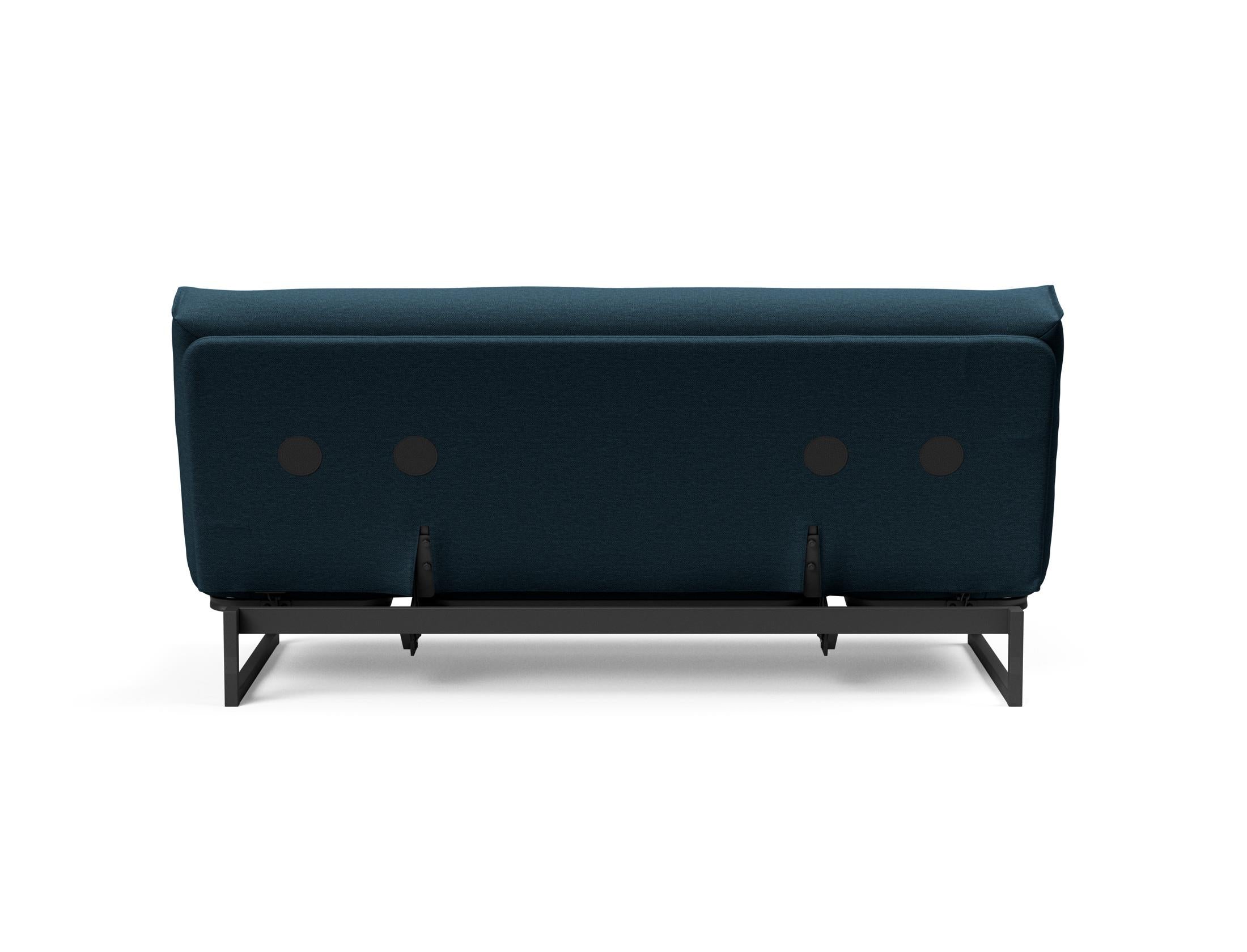 Fraction 140 Bettsofa Nordic Soft Spring: modernes skandinavisches Sofa, perfekt für kompakte Wohnräume, bietet stilvollen Komfort und praktische Schlaflösung.