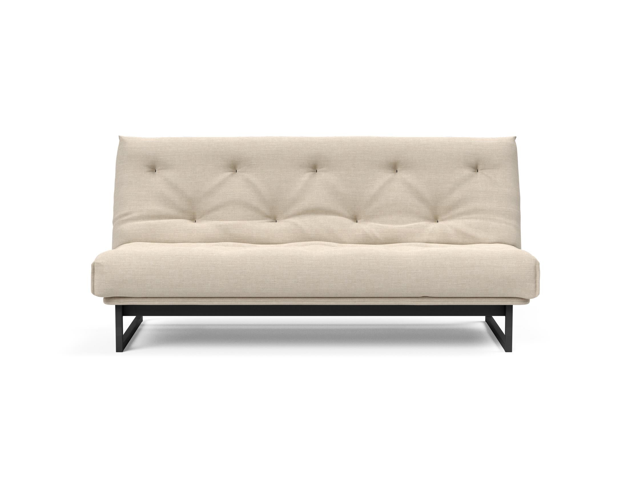 Fraction 140 Bettsofa Nordic mit weichem Soft Spring Bezug, perfekt für moderne Wohnkonzepte und vielseitige Nutzung als Schlafsofa.