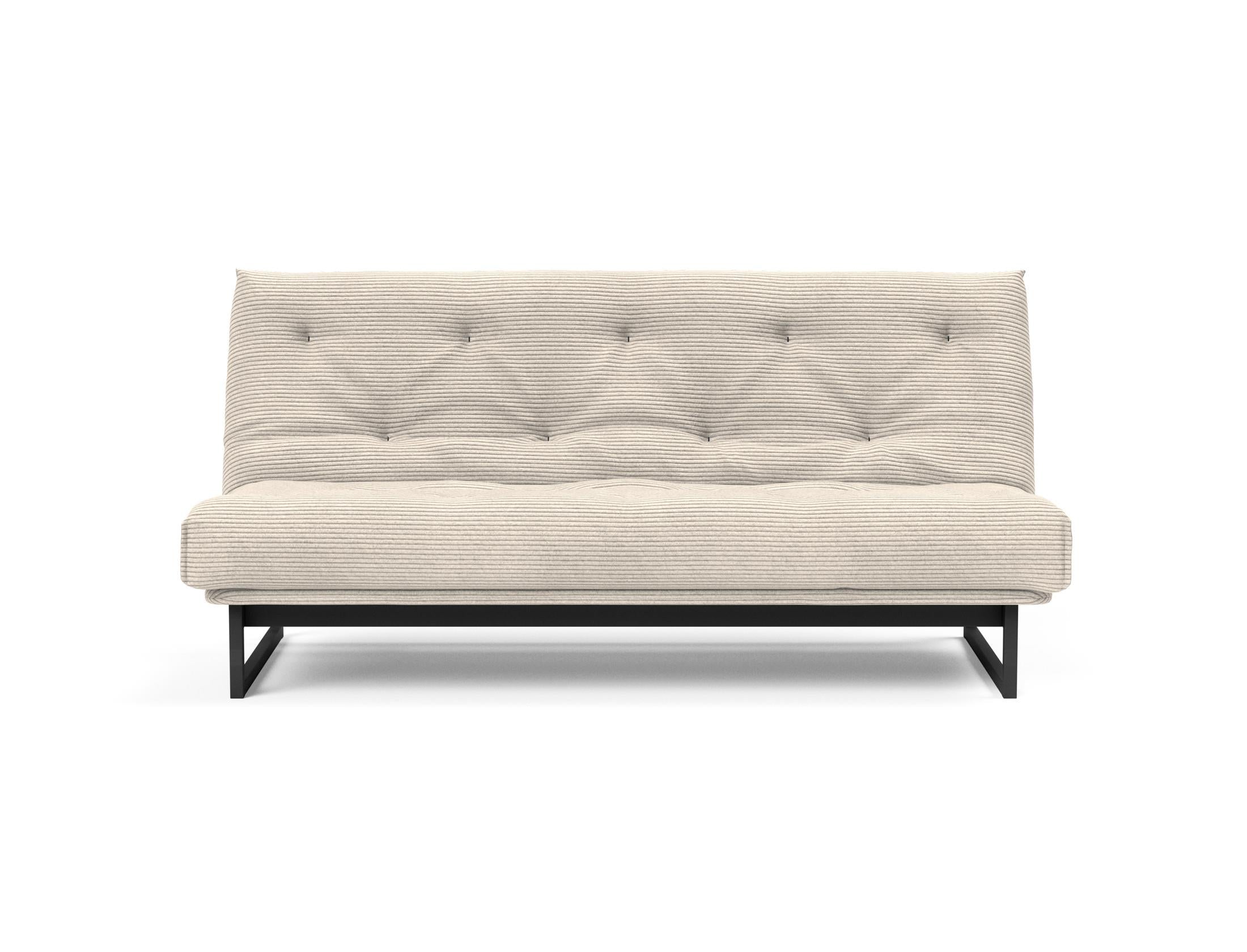 Fraction 140 Bettsofa Nordic Soft Spring von Innovation Living, stilvolles und komfortables Sofa mit modernem skandinavischem Design.