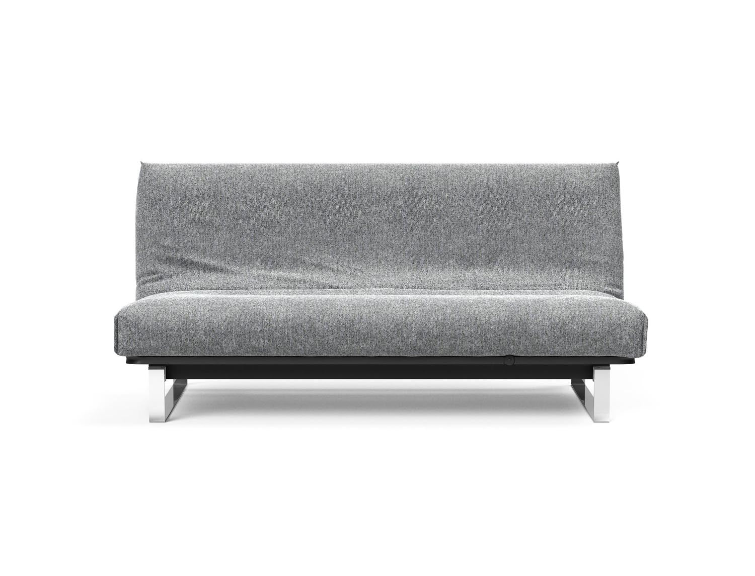 Erleben Sie das Minimum Bettsofa 140 Nordic Cover von Innovation Living: modernes skandinavisches Design, bequeme Soft Spring Matratze und flexible Einsatzmöglichkeiten.