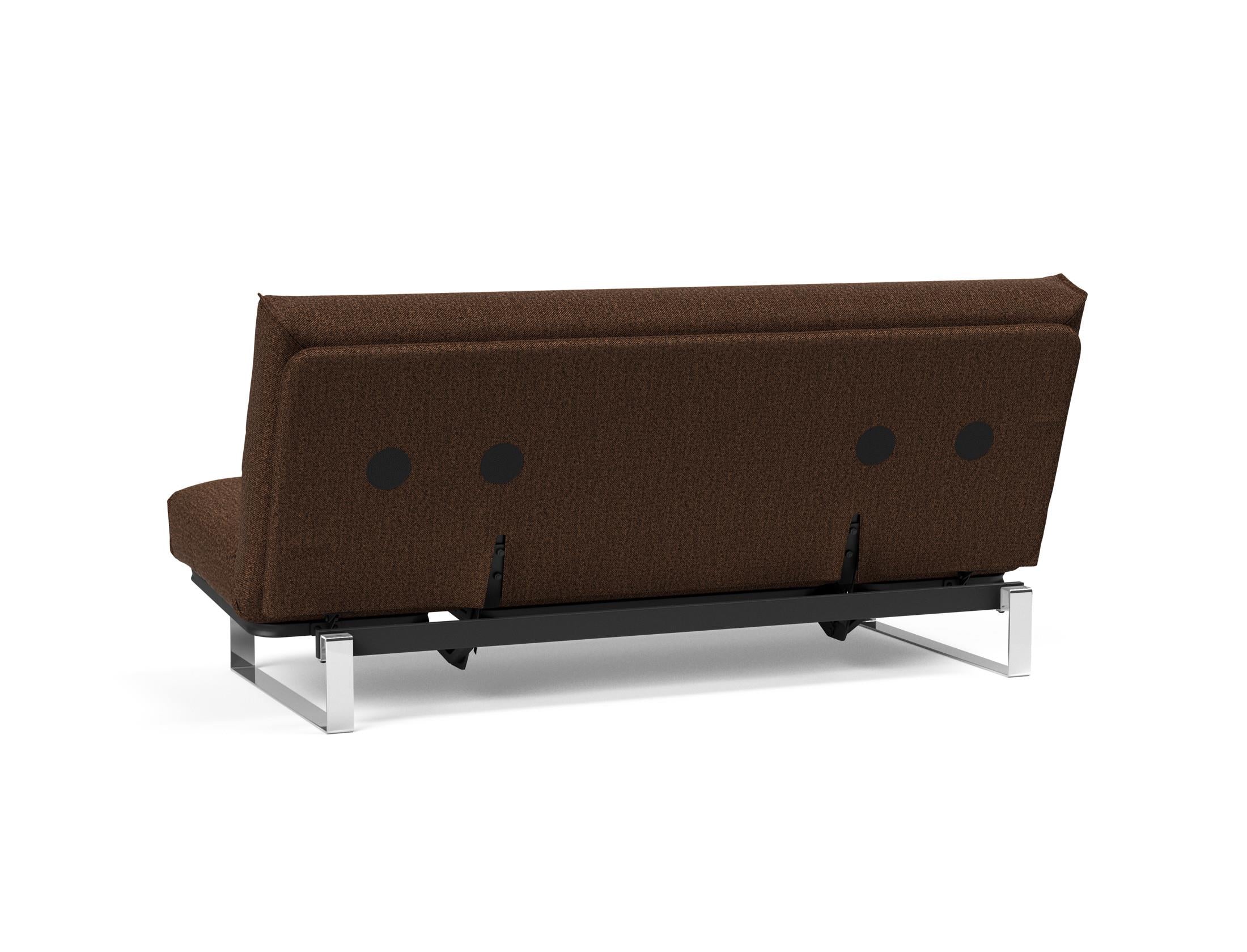 Erleben Sie das Minimum Bettsofa Nordic Cover von Innovation Living: modernes skandinavisches Design, hochwertige Materialien und anpassbare Matratzen für optimalen Komfort.
