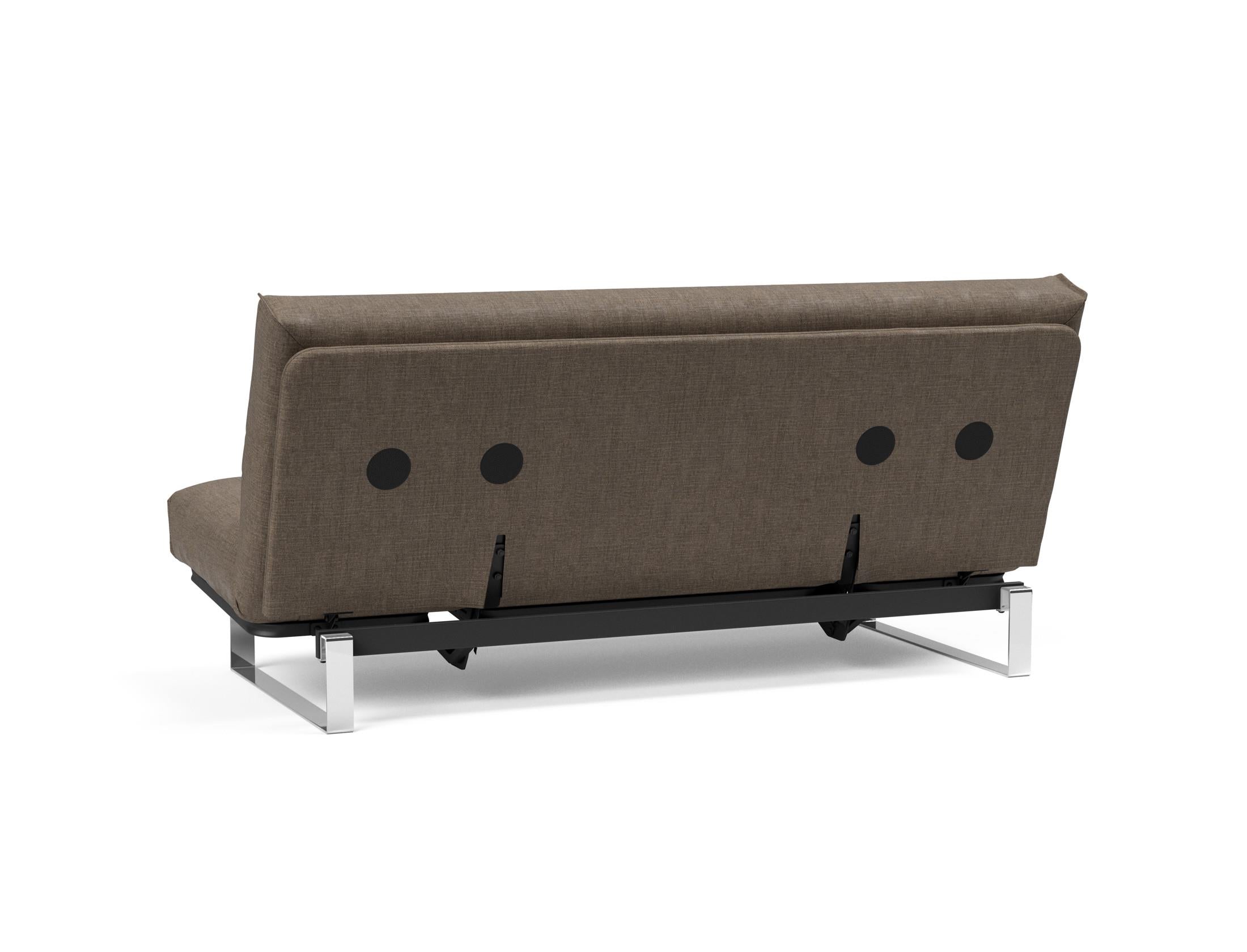 Erleben Sie das Minimum Bettsofa Nordic Cover von Innovation Living: modernes skandinavisches Design, hochwertige Materialien und anpassbare Matratzen für optimalen Komfort.