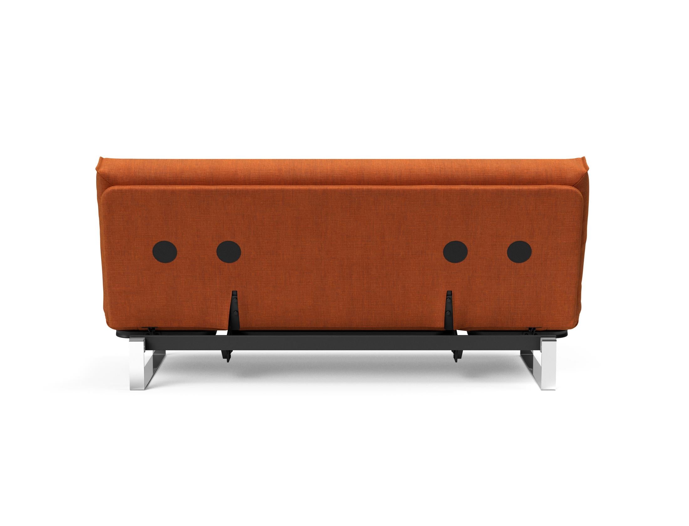 Entdecken Sie das Minimum Bettsofa 140 Nordic Cover von Innovation Living: stilvolles skandinavisches Design, komfortable Soft Spring Matratze und vielseitige Nutzung.