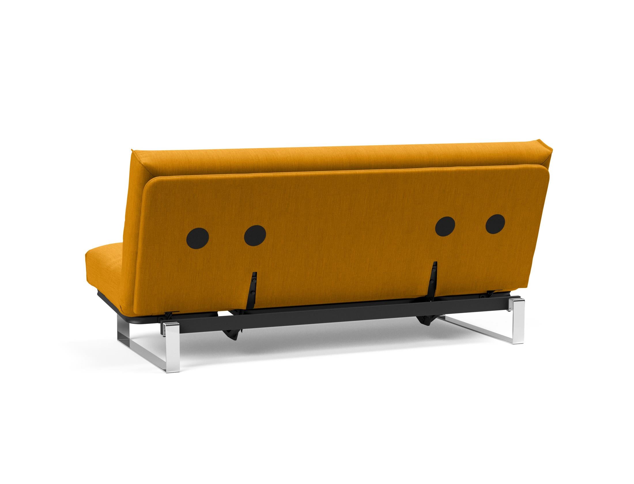 Erleben Sie das Minimum Bettsofa Nordic Cover von Innovation Living: modernes skandinavisches Design, hochwertige Materialien und anpassbare Matratzen für optimalen Komfort.