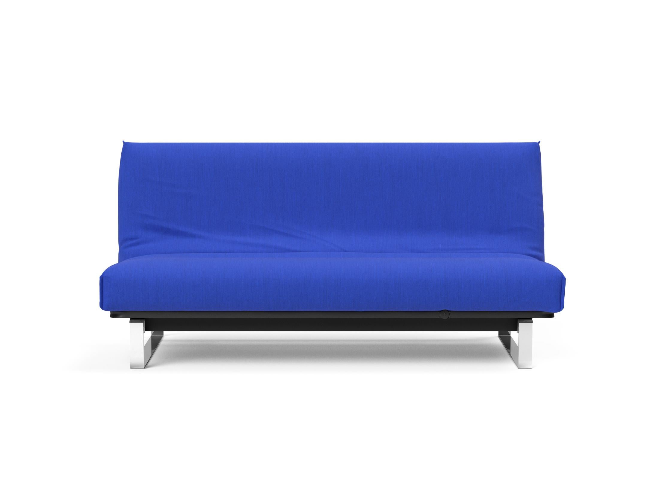 Erleben Sie das Minimum Bettsofa 140 Nordic Cover von Innovation Living: modernes skandinavisches Design, bequeme Soft Spring Matratze und multifunktionale Anwendung.