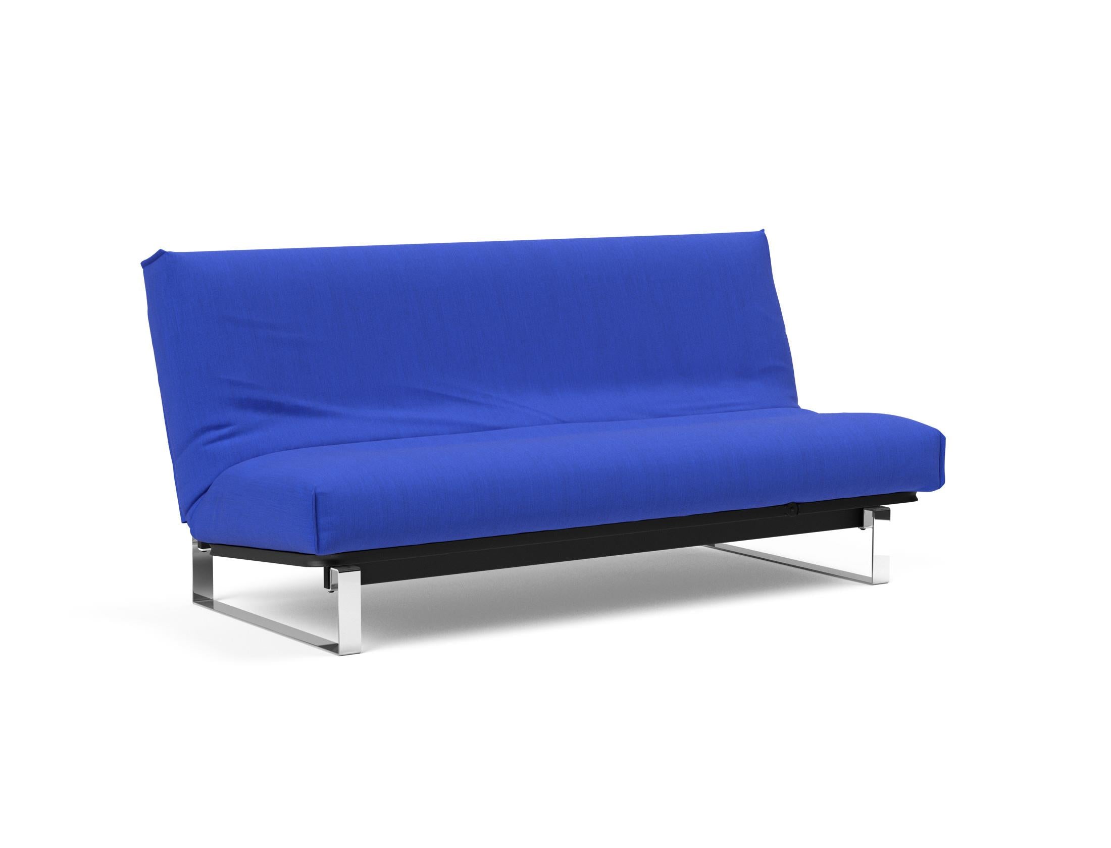 Entdecken Sie das Minimum Bettsofa 140 Nordic Cover von Innovation Living: stilvolles skandinavisches Design, komfortable Soft Spring Matratze und vielseitige Nutzungsmöglichkeiten.