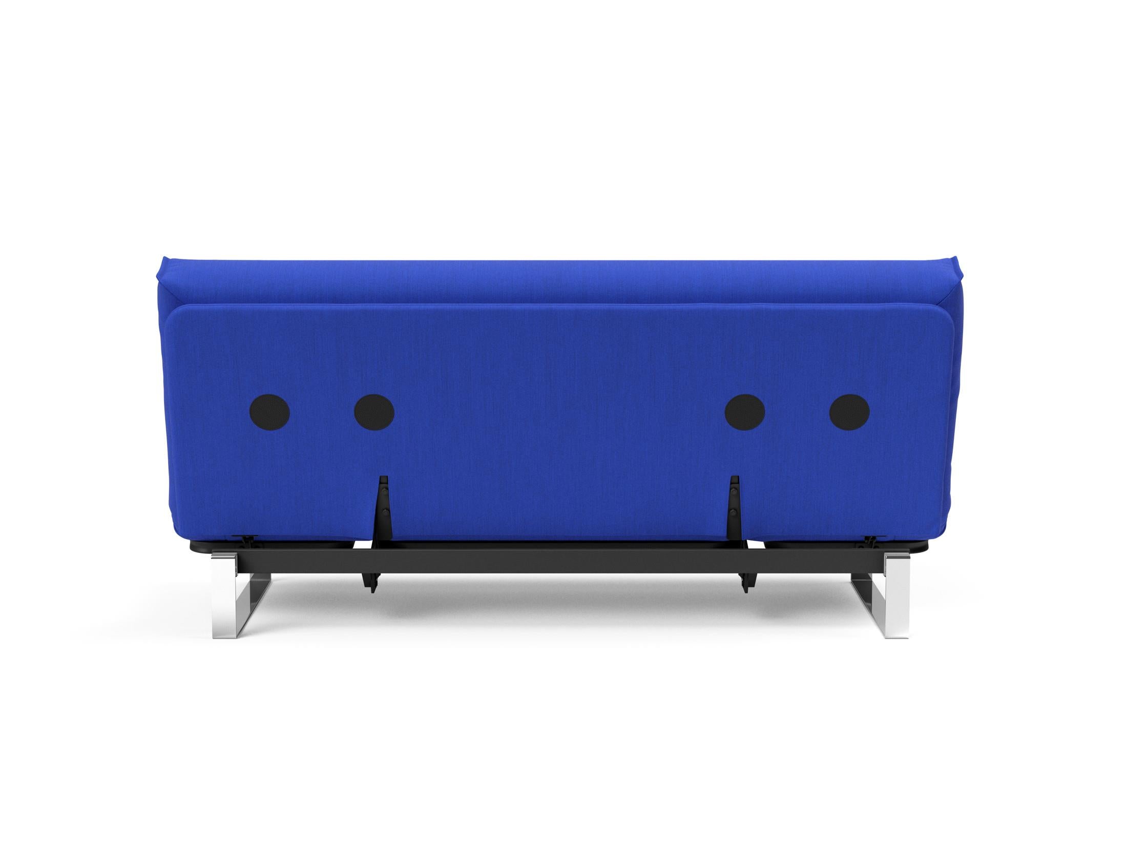 Entdecken Sie das Minimum Bettsofa 140 Nordic Cover von Innovation Living: stilvolles skandinavisches Design, komfortable Soft Spring Matratze und vielseitige Nutzung.