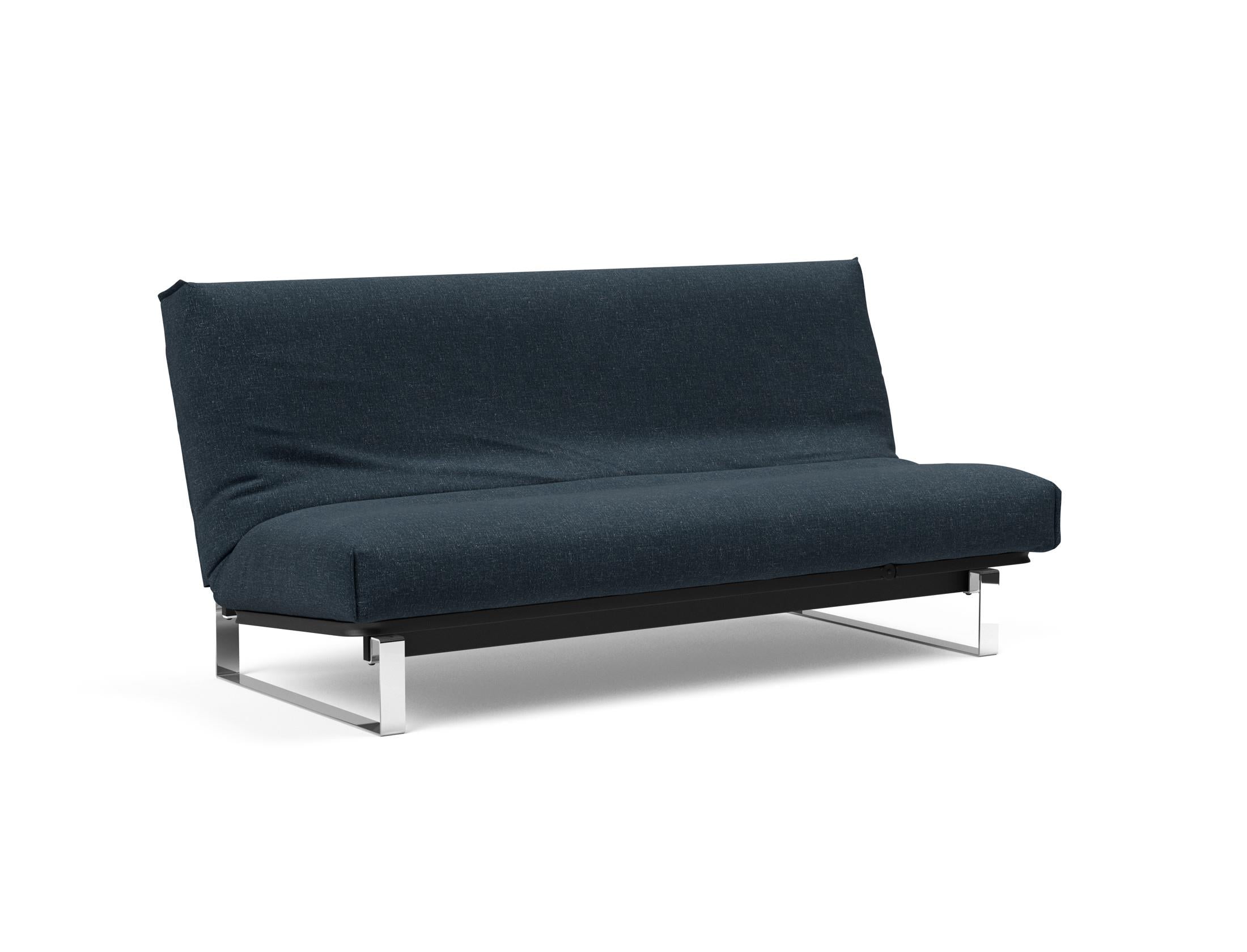 Entdecken Sie das Minimum Bettsofa 140 Nordic Cover von Innovation Living: stilvolles skandinavisches Design, komfortable Soft Spring Matratze und vielseitige Nutzung.