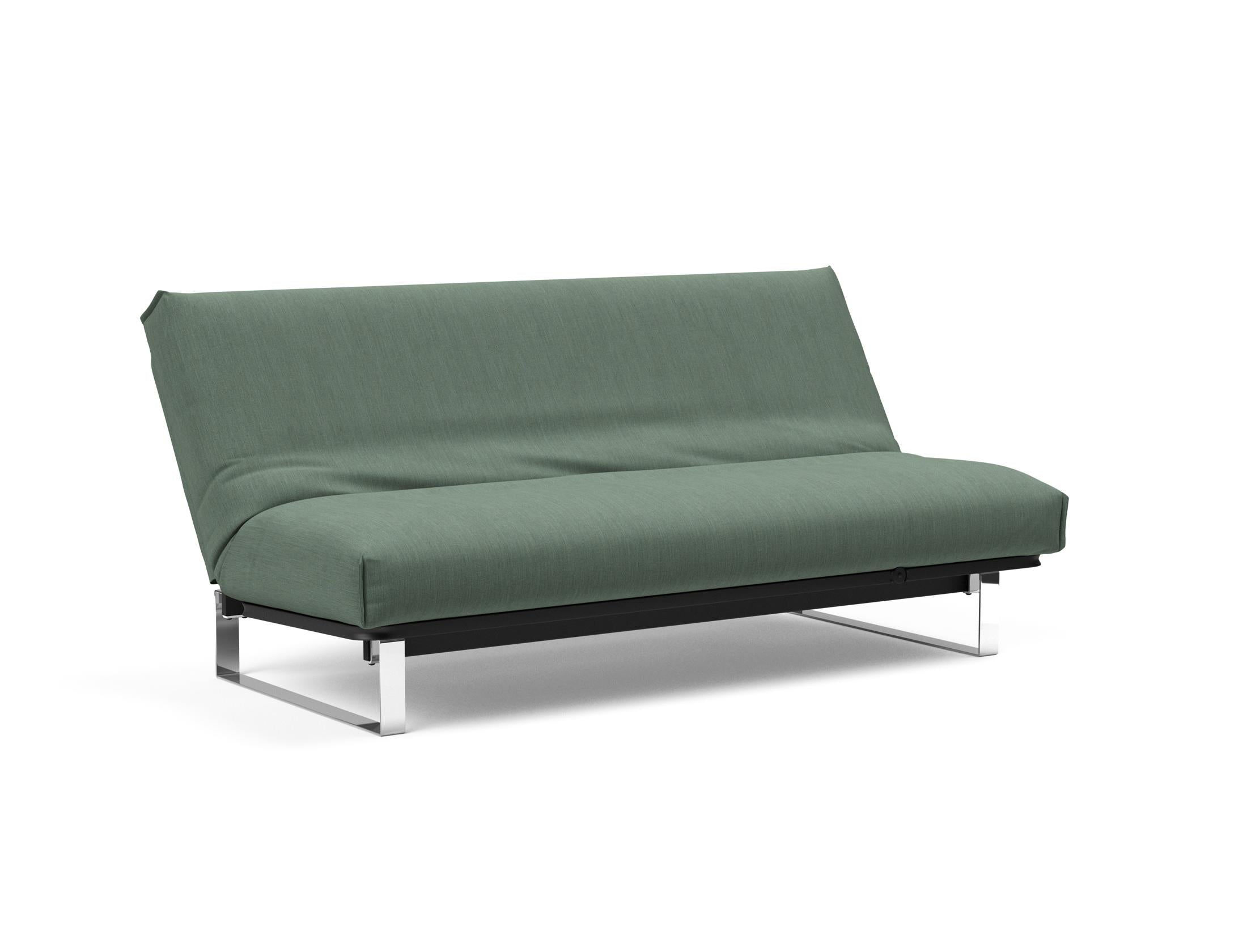 Entdecken Sie das Minimum Bettsofa Nordic Cover von Innovation Living: stilvolles skandinavisches Design, langlebige Materialien und vielseitige Matratzenoptionen für besten Schlafkomfort.