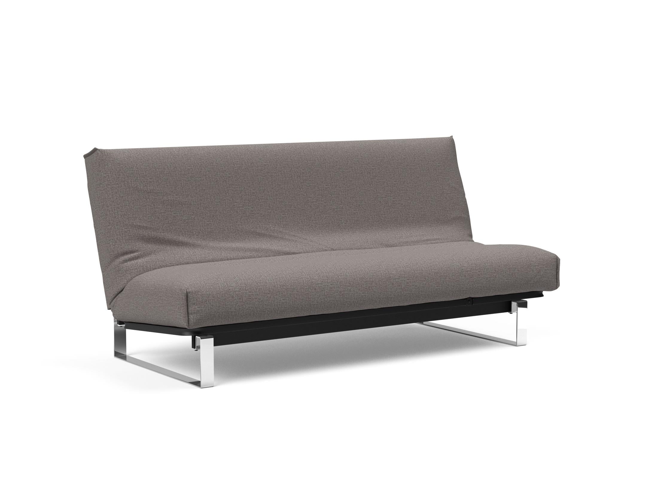 Entdecken Sie das Minimum Bettsofa 140 Nordic Cover von Innovation Living: stilvolles skandinavisches Design, komfortable Soft Spring Matratze und vielseitige Nutzung.